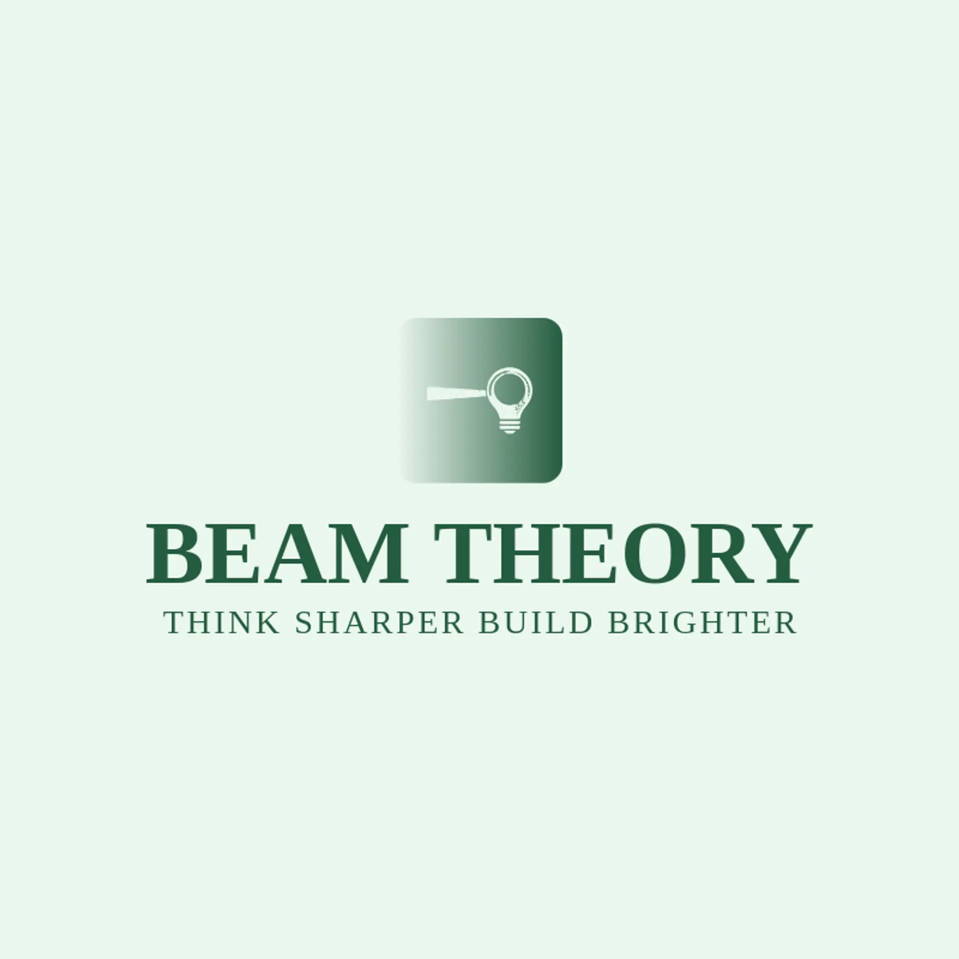 Beam Theory logo for laser
