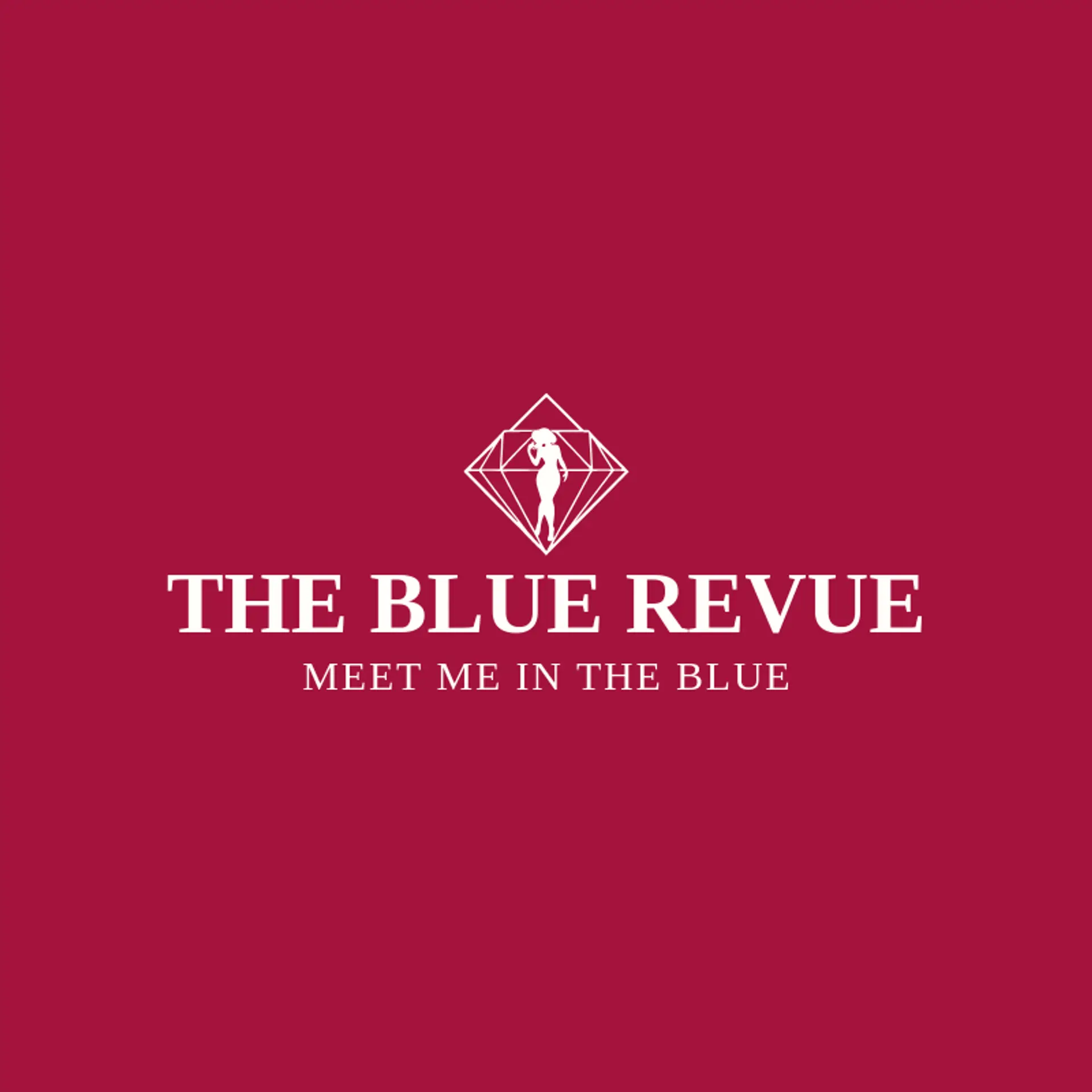 The Blue Revue logo for cabaret