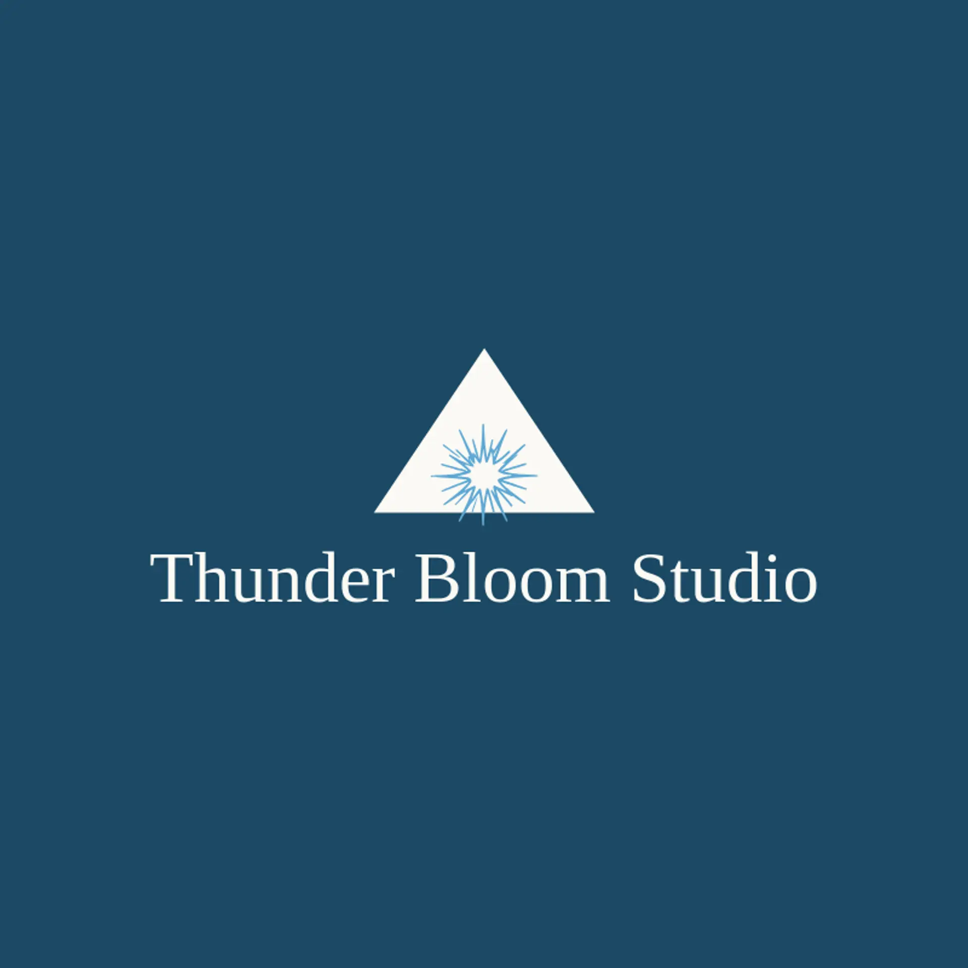 Thunder Bloom Studio logo for explosion