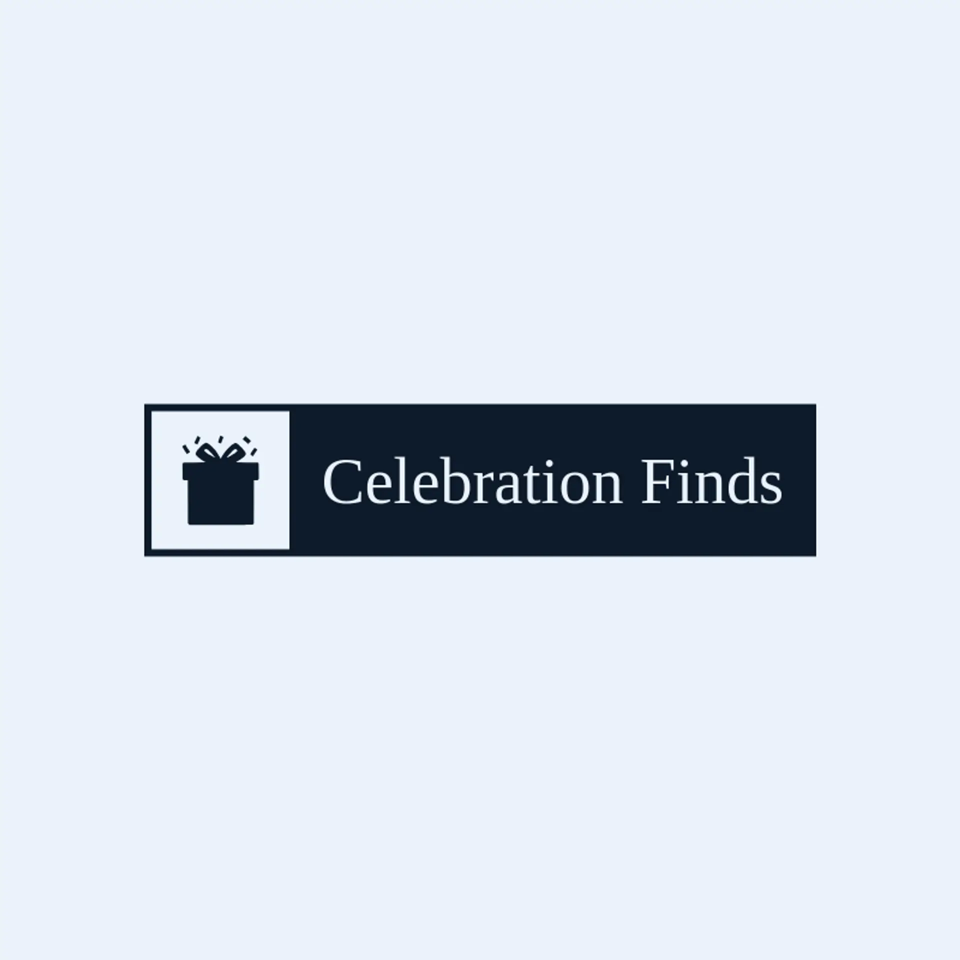 Celebration Finds logo for gift