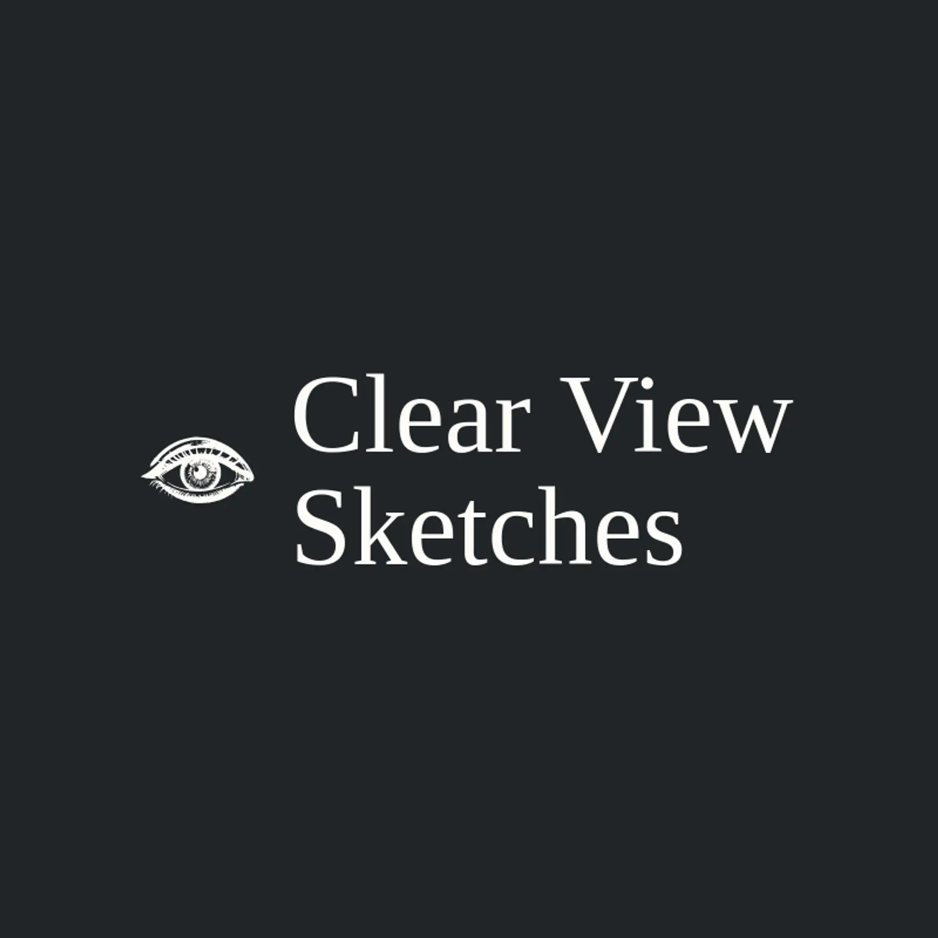 Clear View Sketches logo for drawing