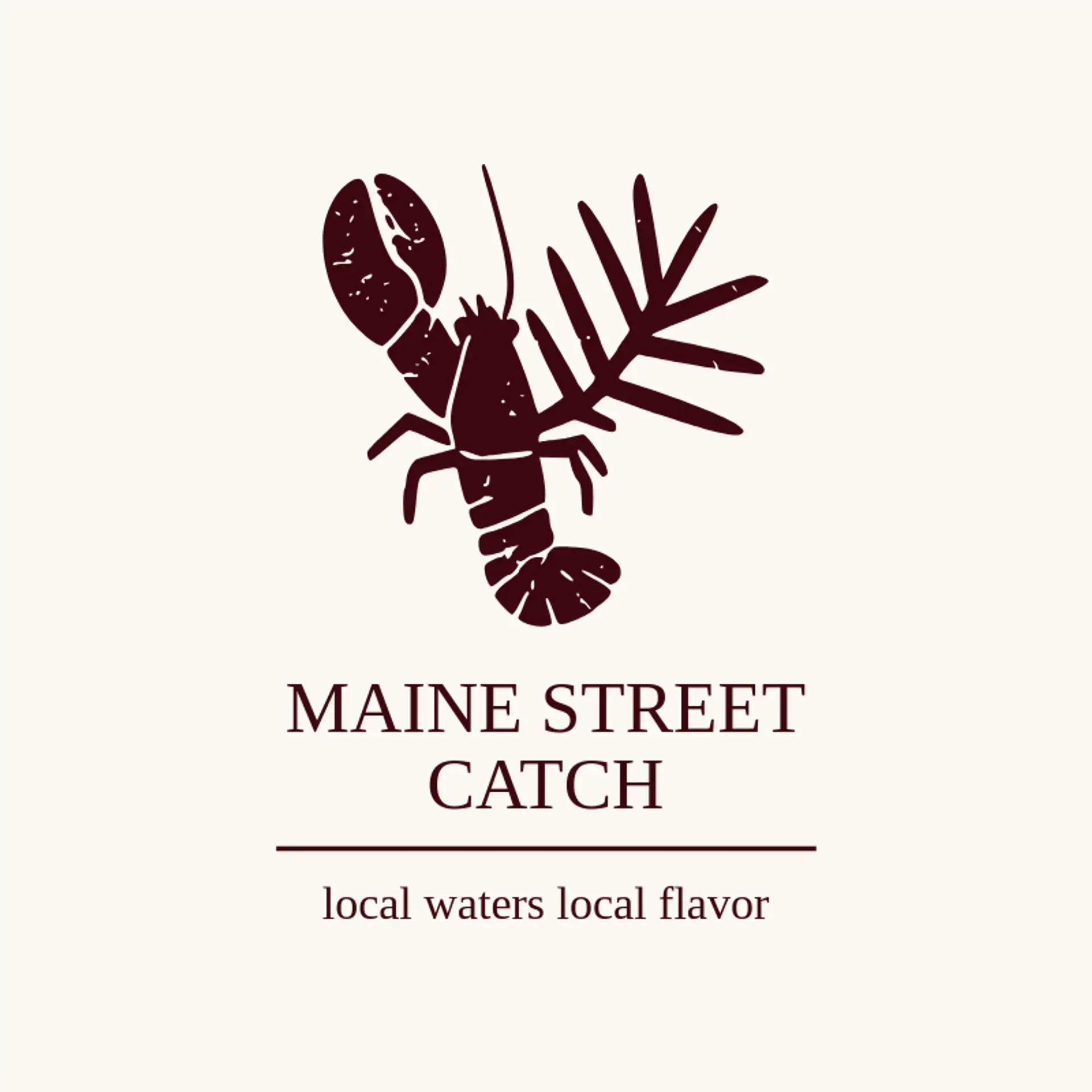 Maine Street Catch logo for lobster