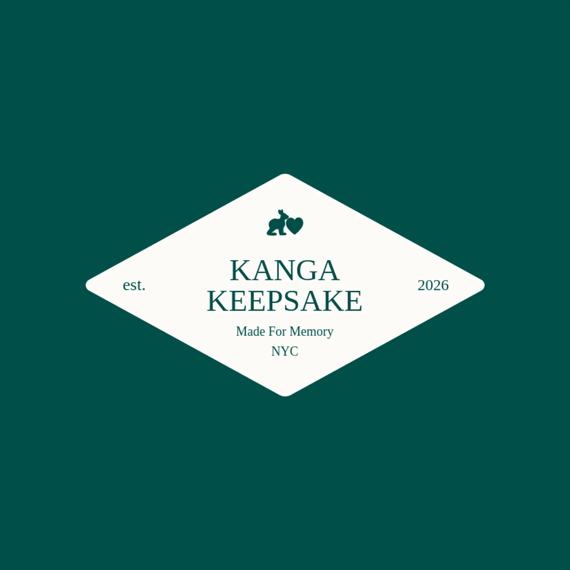 Kanga Keepsake logo for kangaroo