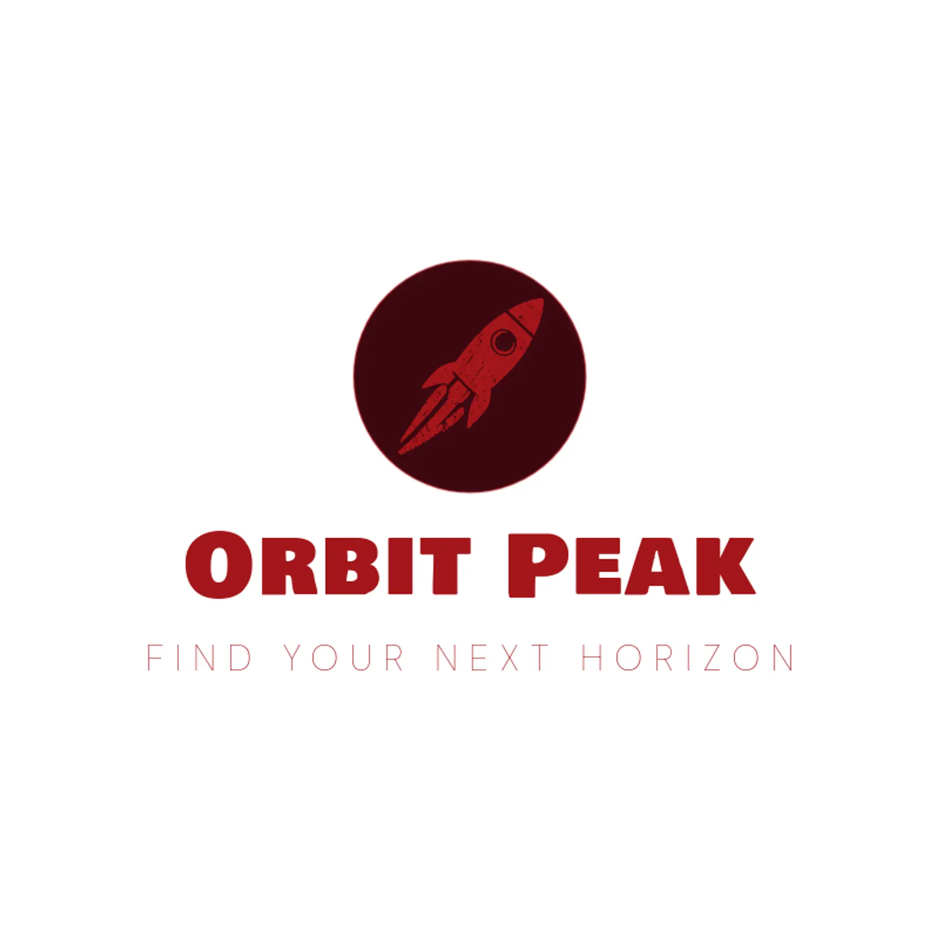 Orbit Peak logo for space