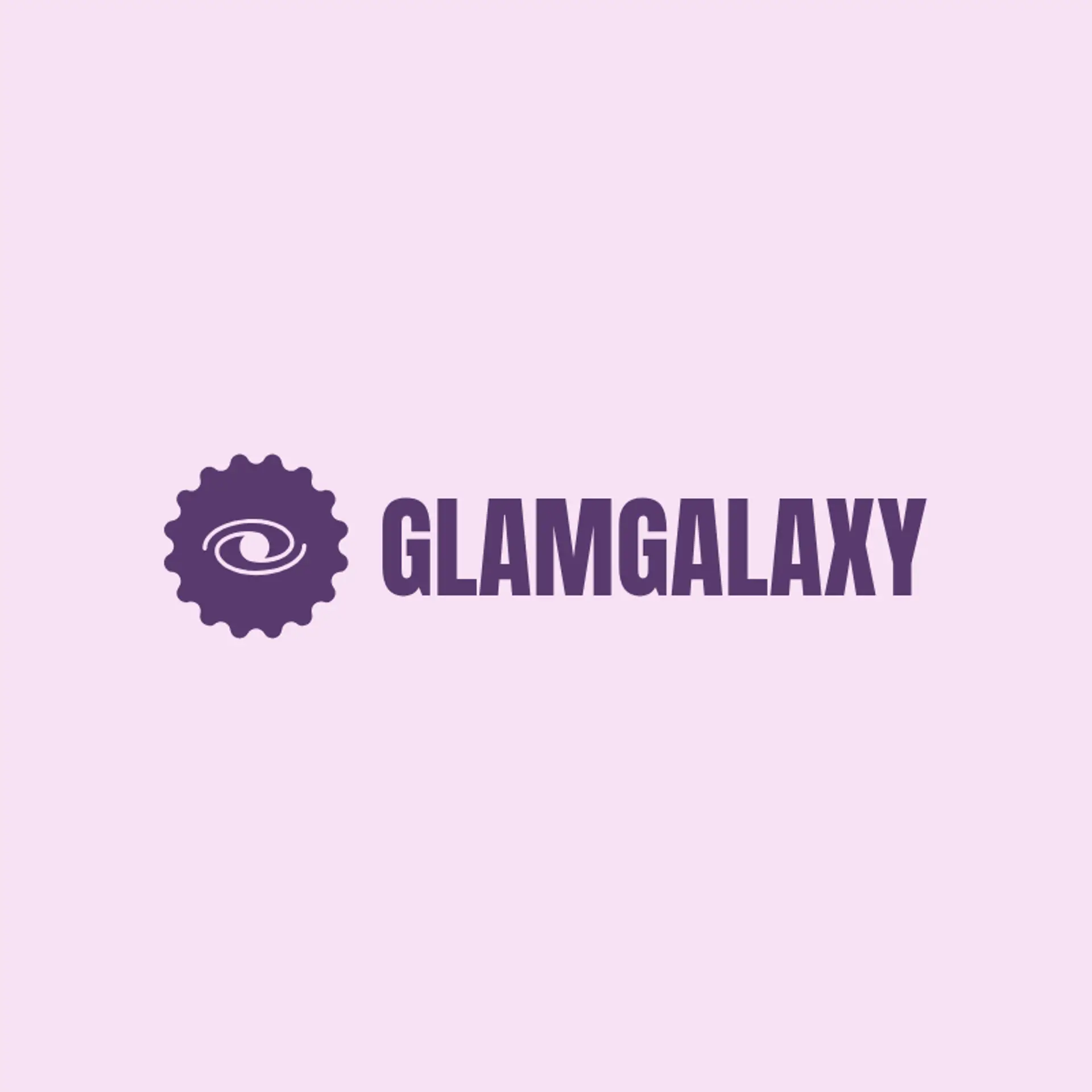 GlamGalaxy logo for fashion company