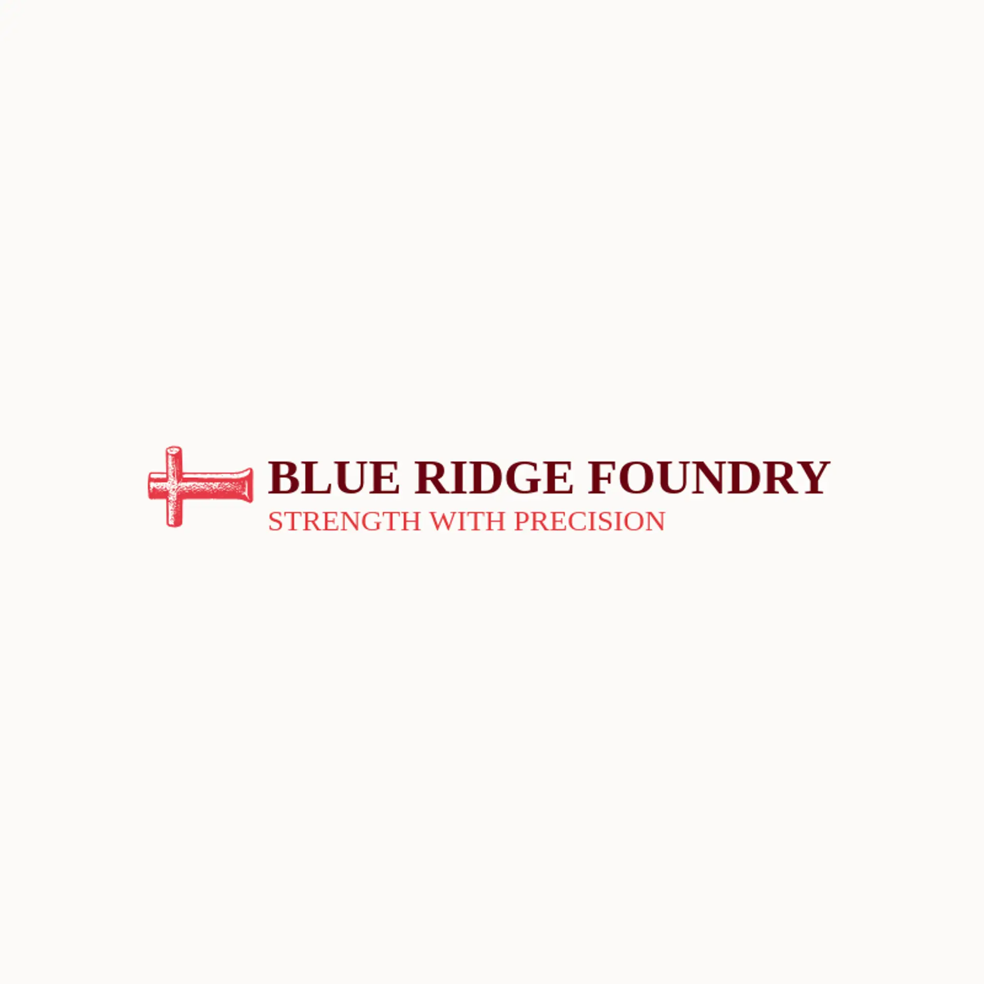 Blue Ridge Foundry logo for iron
