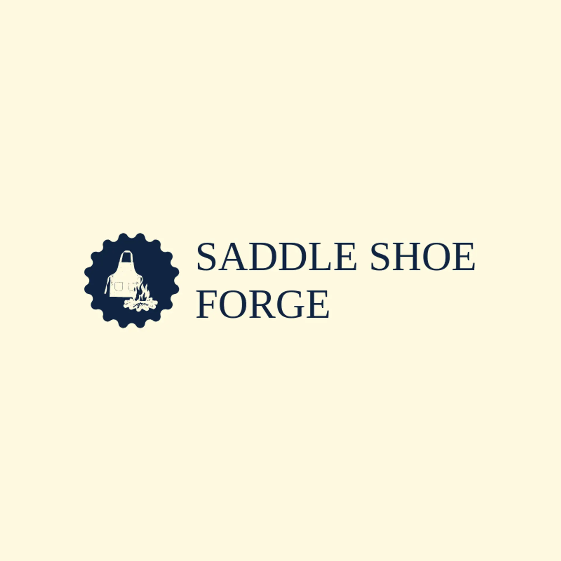 Saddle Shoe Forge logo for farrier