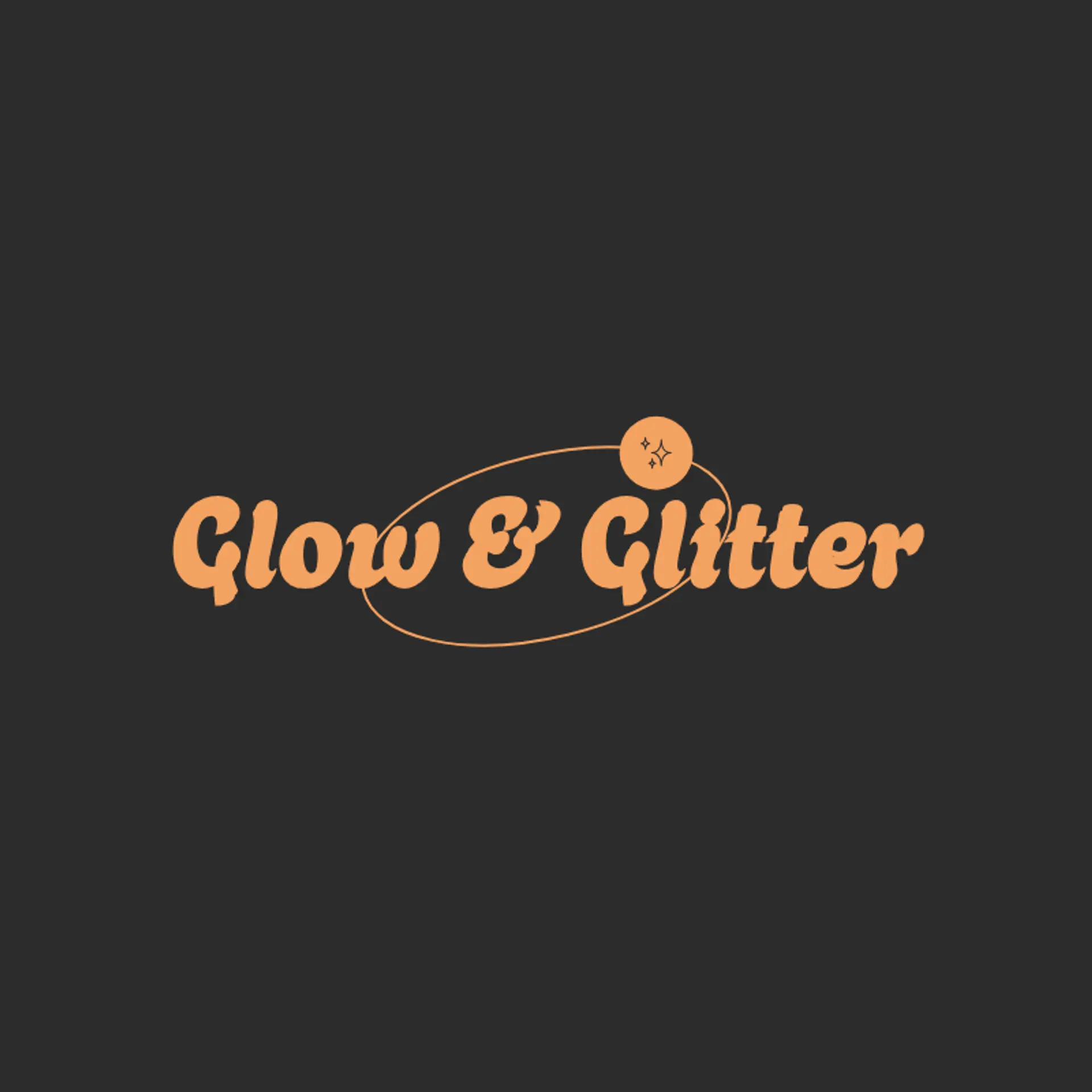 Glow & Glitter logo for fashion accessories