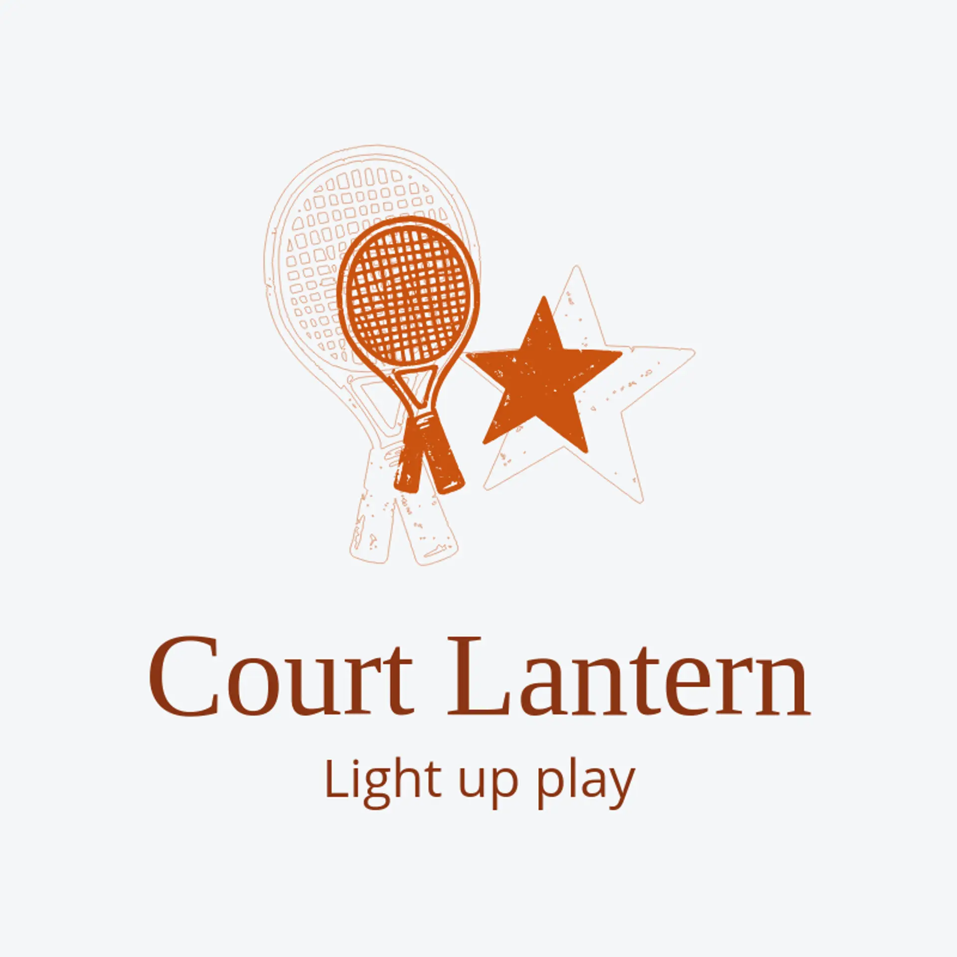 Court Lantern logo for sports team