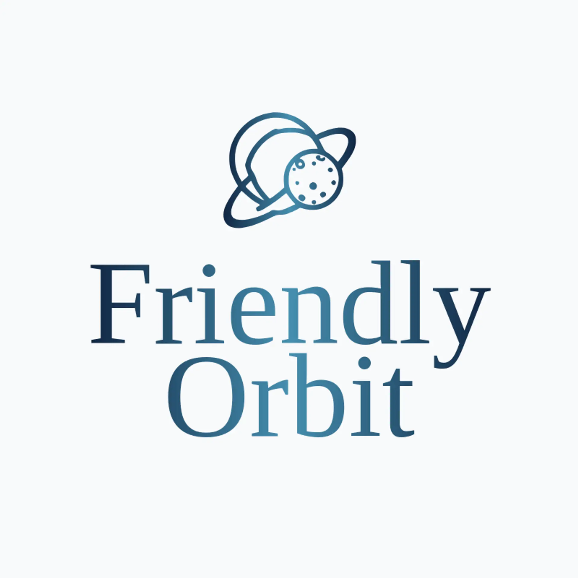 Friendly Orbit logo for social