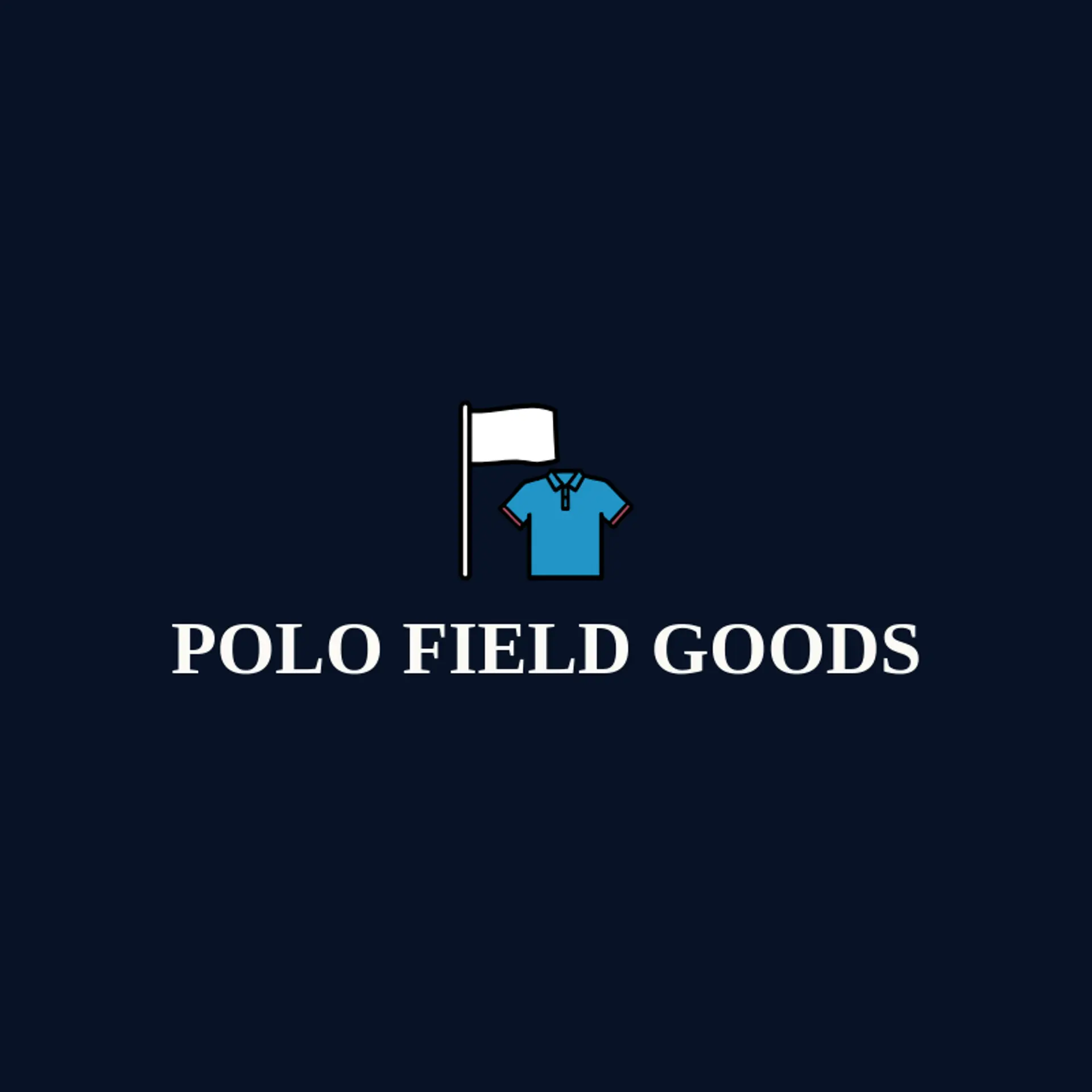 Polo Field Goods logo for polo shirt
