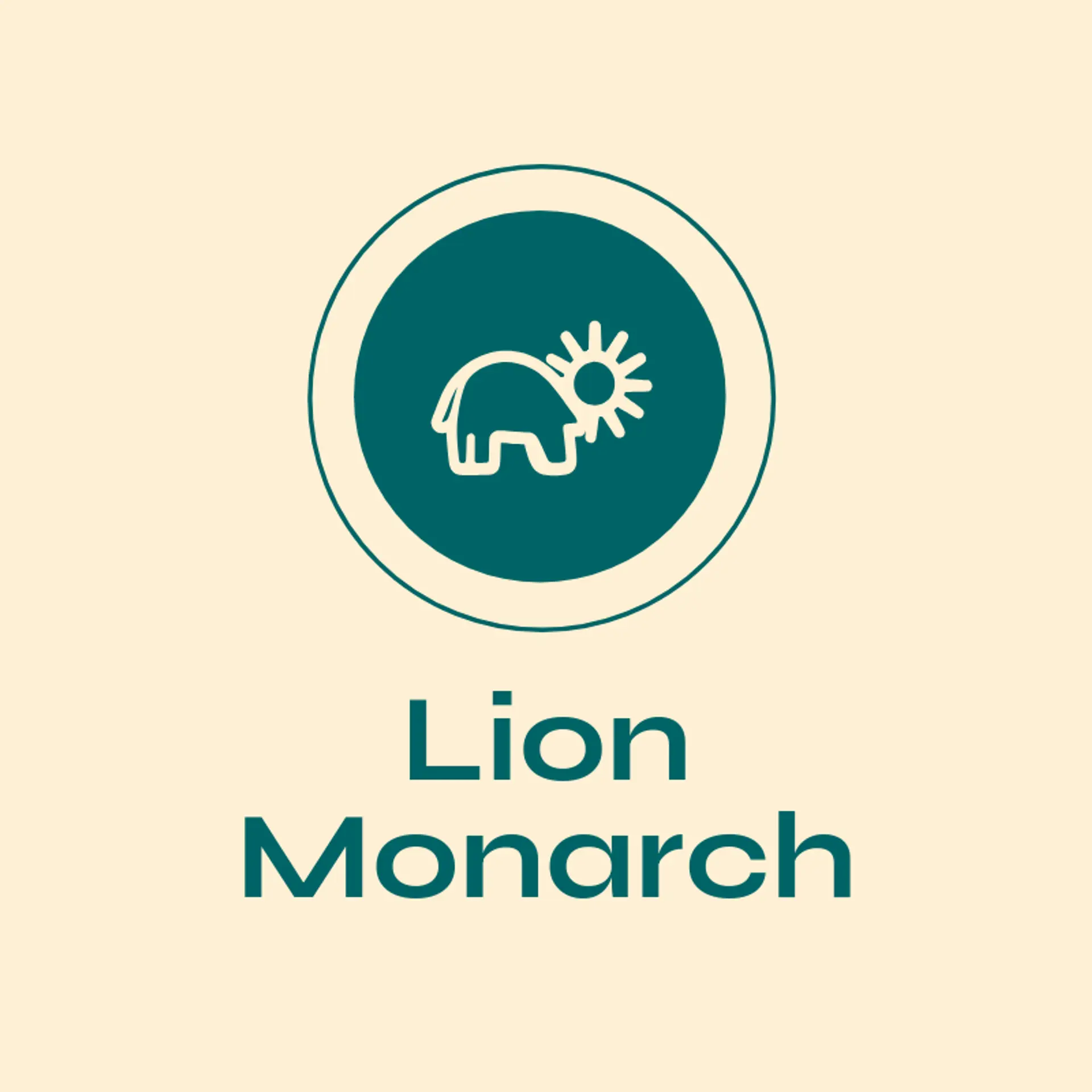 Lion Monarch logo for monarch