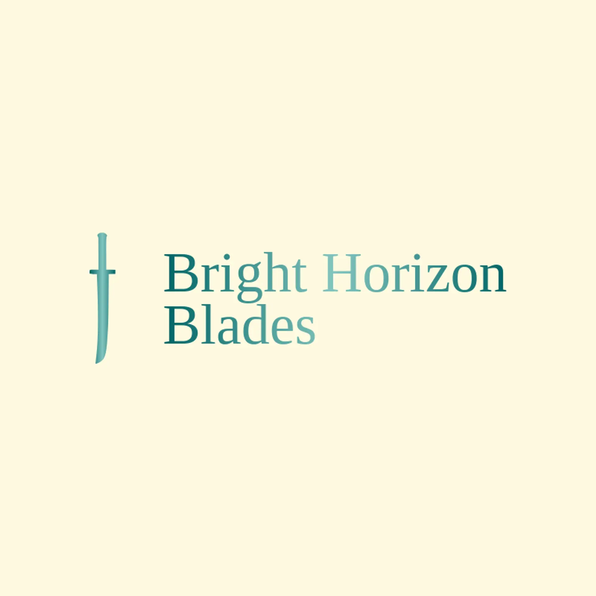 Bright Horizon Blades logo for katana