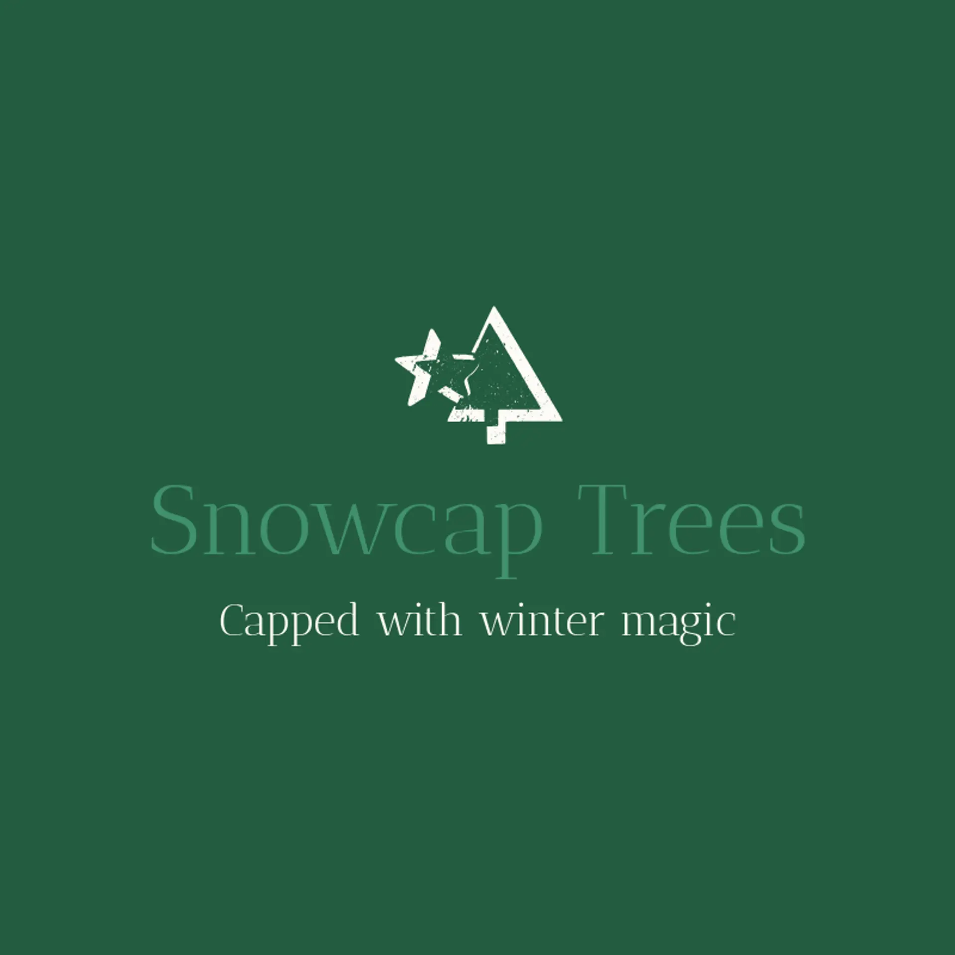 Snowcap Trees logo for christmas tree