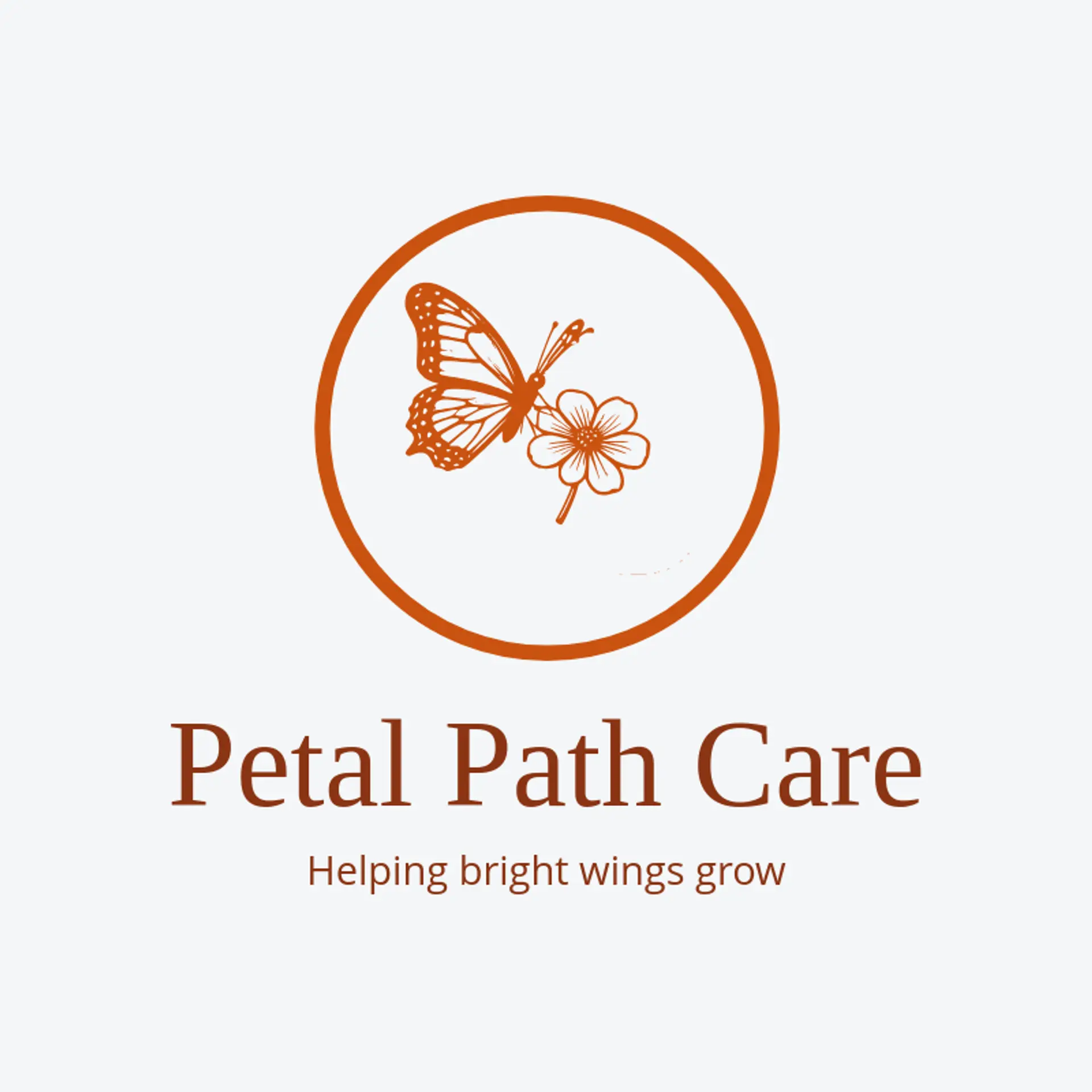Petal Path Care logo for childcare