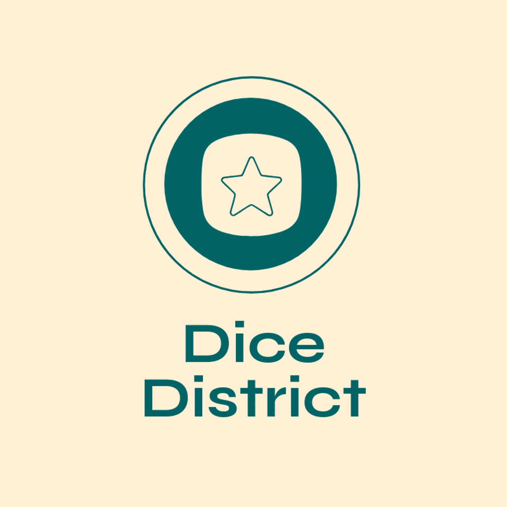 Dice District logo for guild