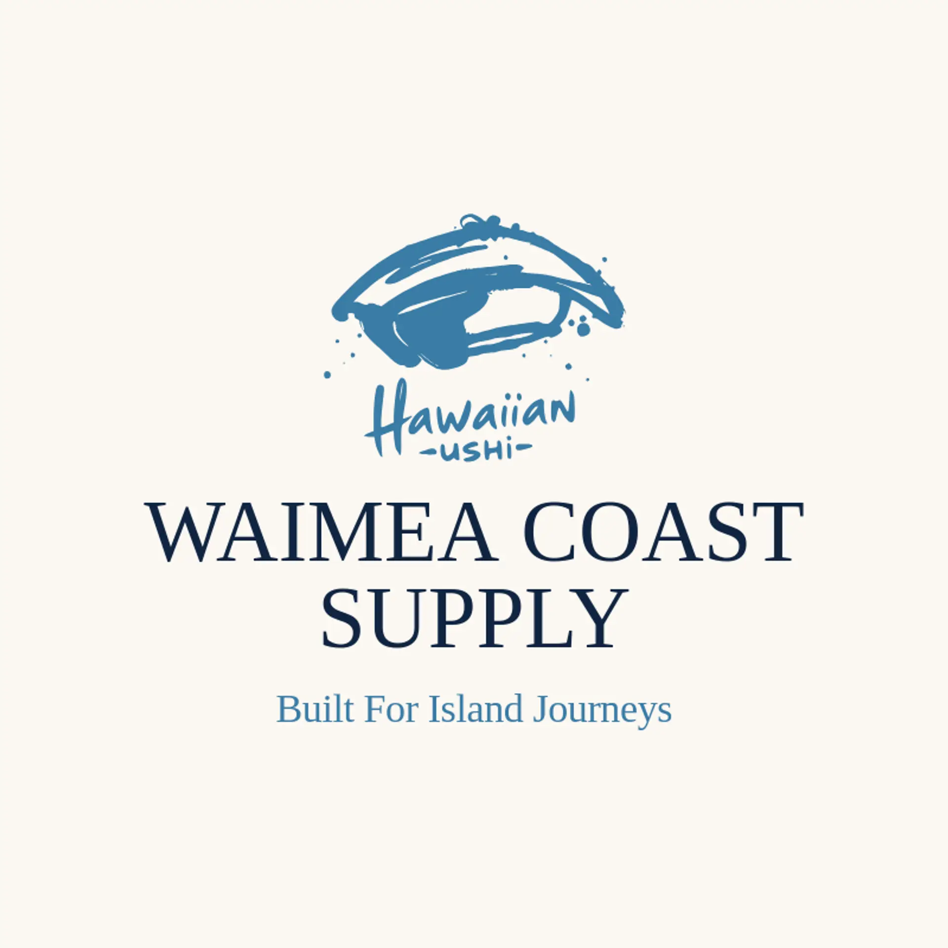 Waimea Coast Supply logo for hawaiian