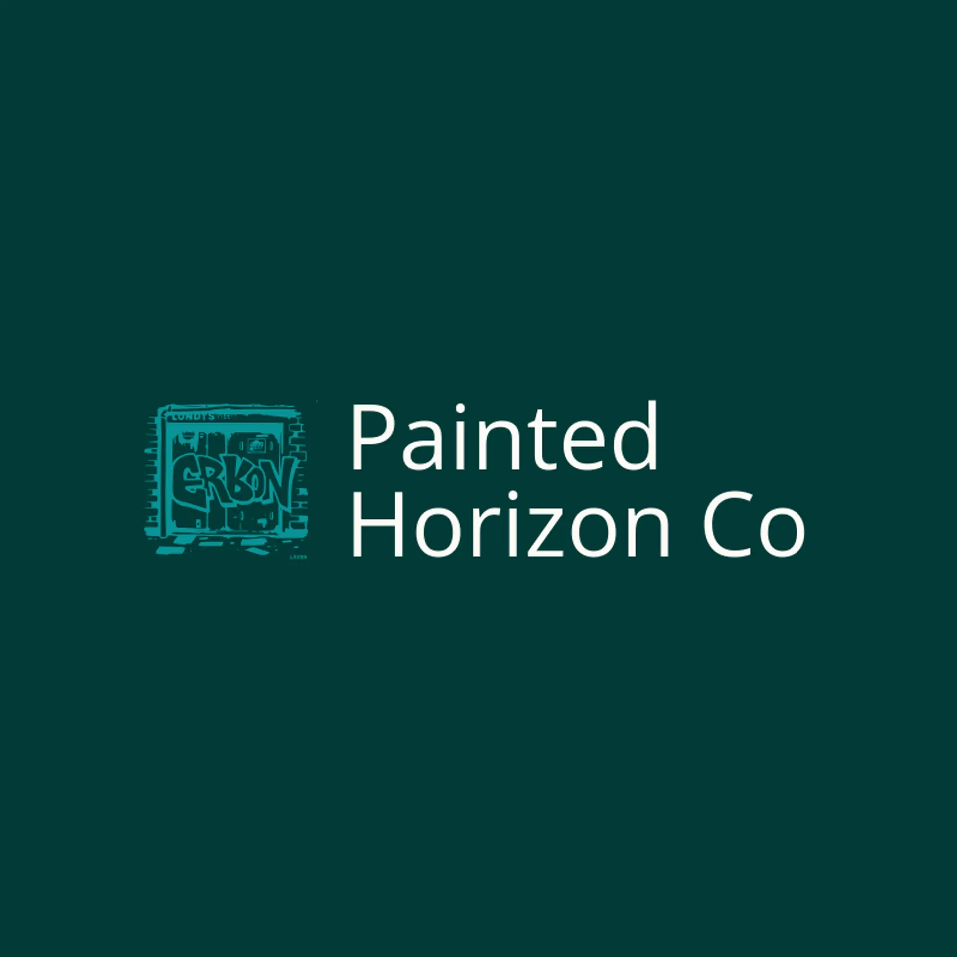 Painted Horizon Co logo for mural