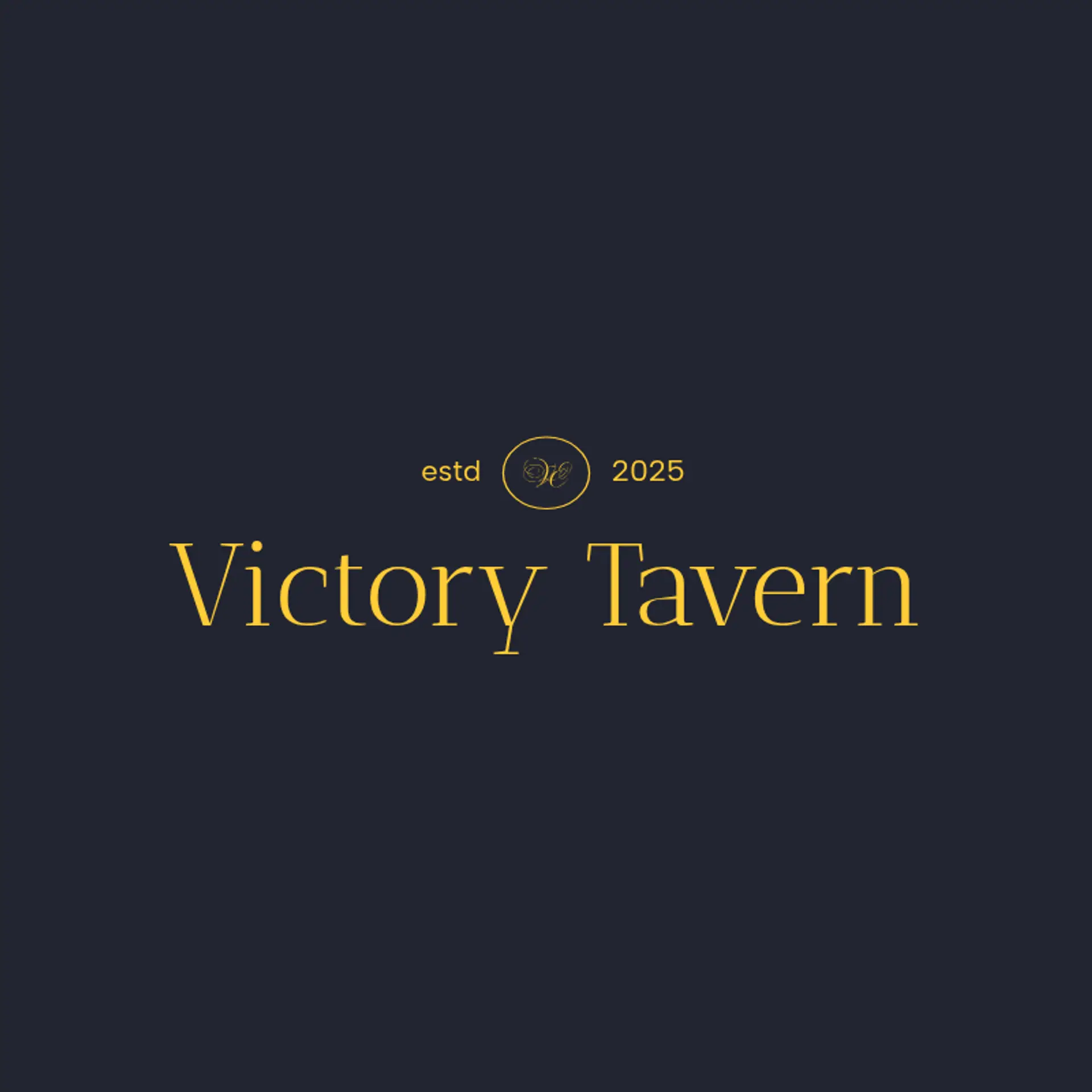 Victory Tavern logo for sports bar