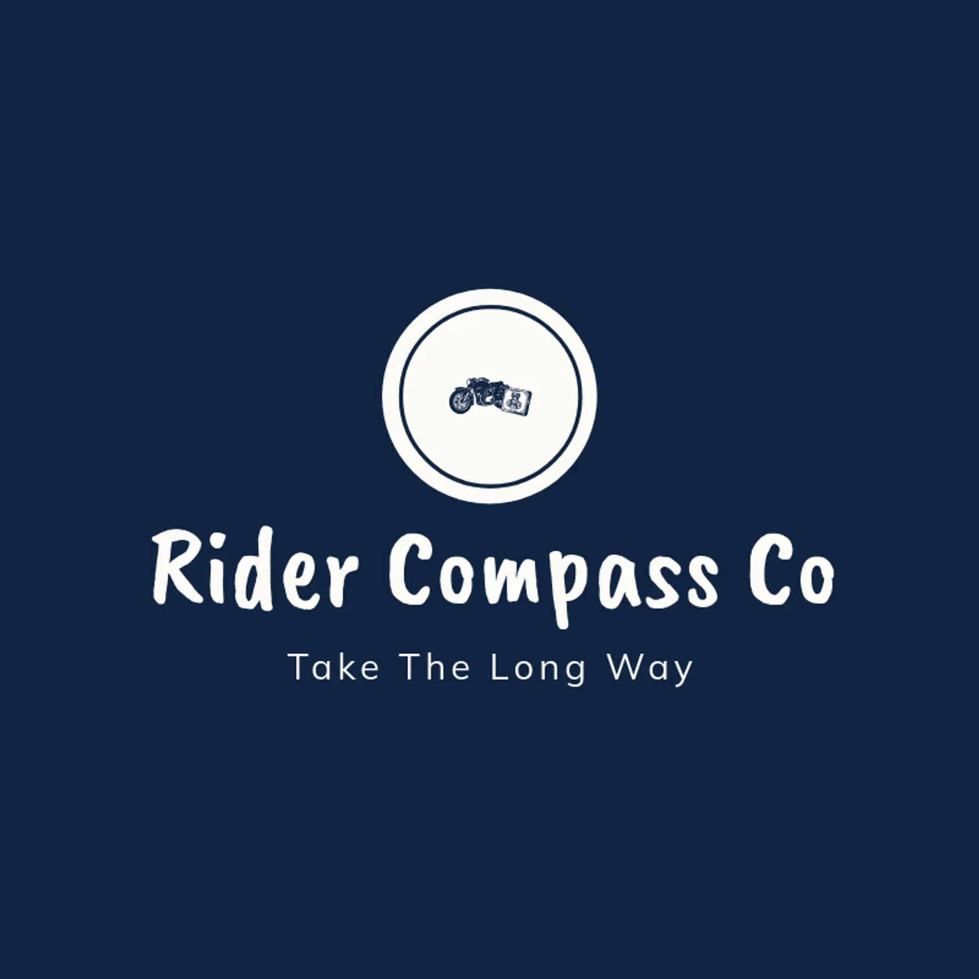 Rider Compass Co logo for motorcycle