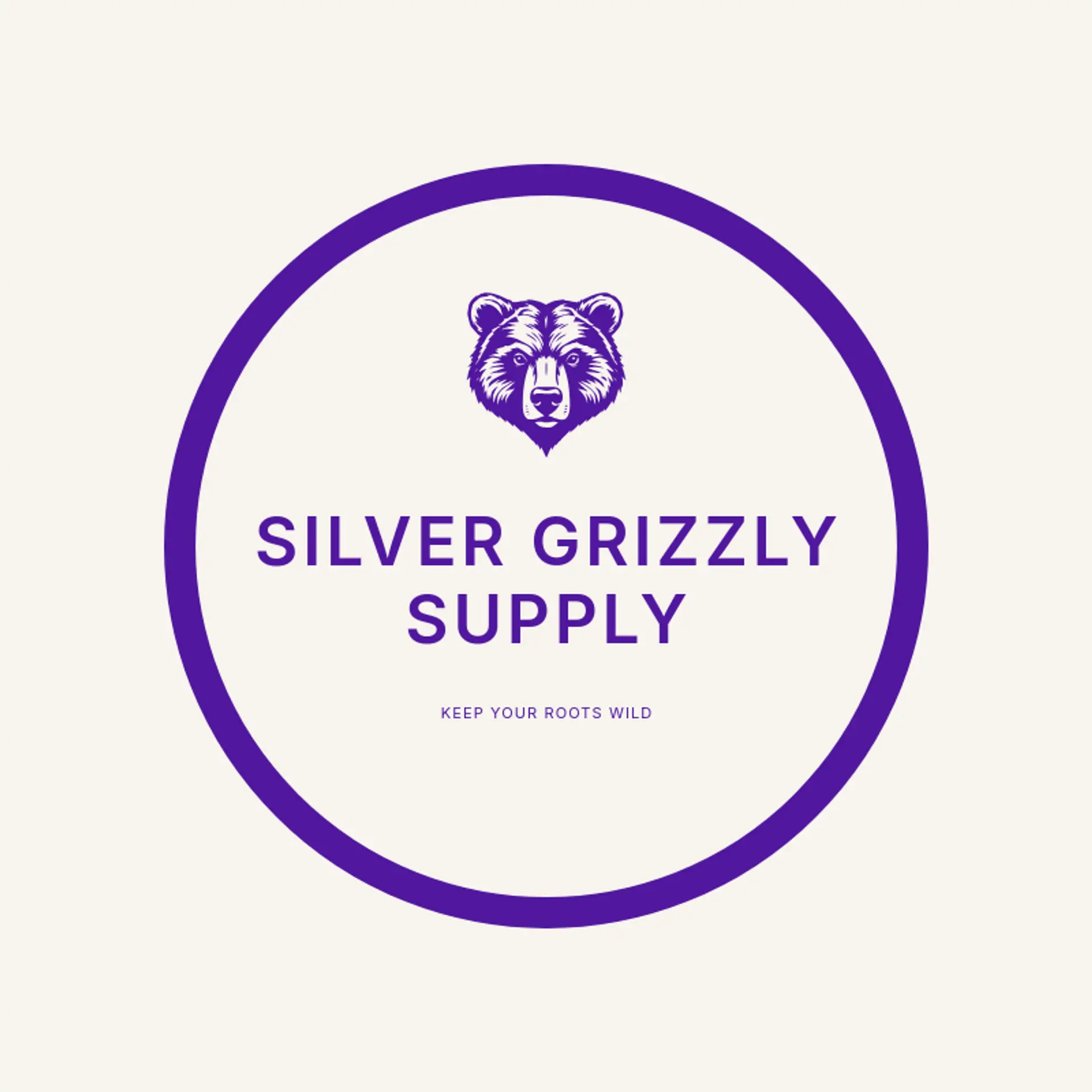 Silver Grizzly Supply logo for grizzly
