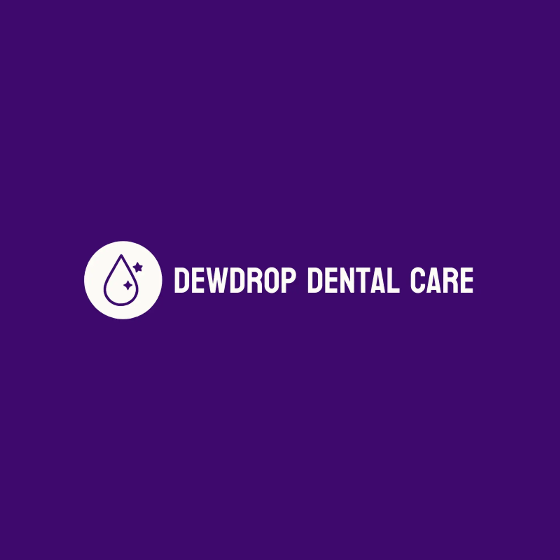 Dewdrop Dental Care logo for dental
