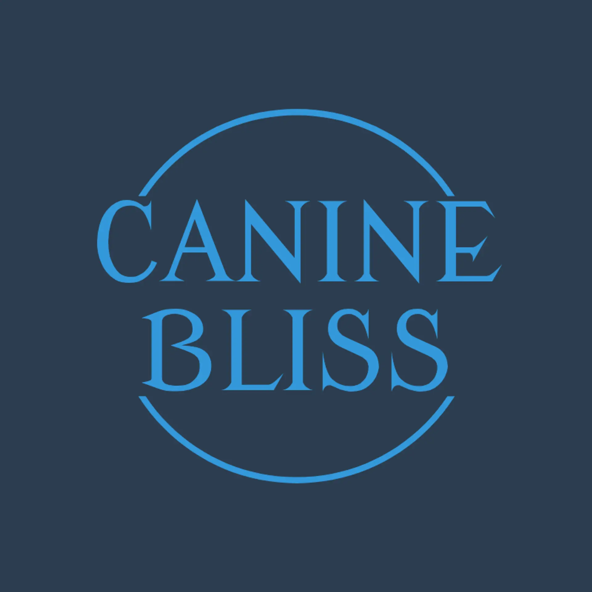 Canine Bliss logo for dog daycare training spa