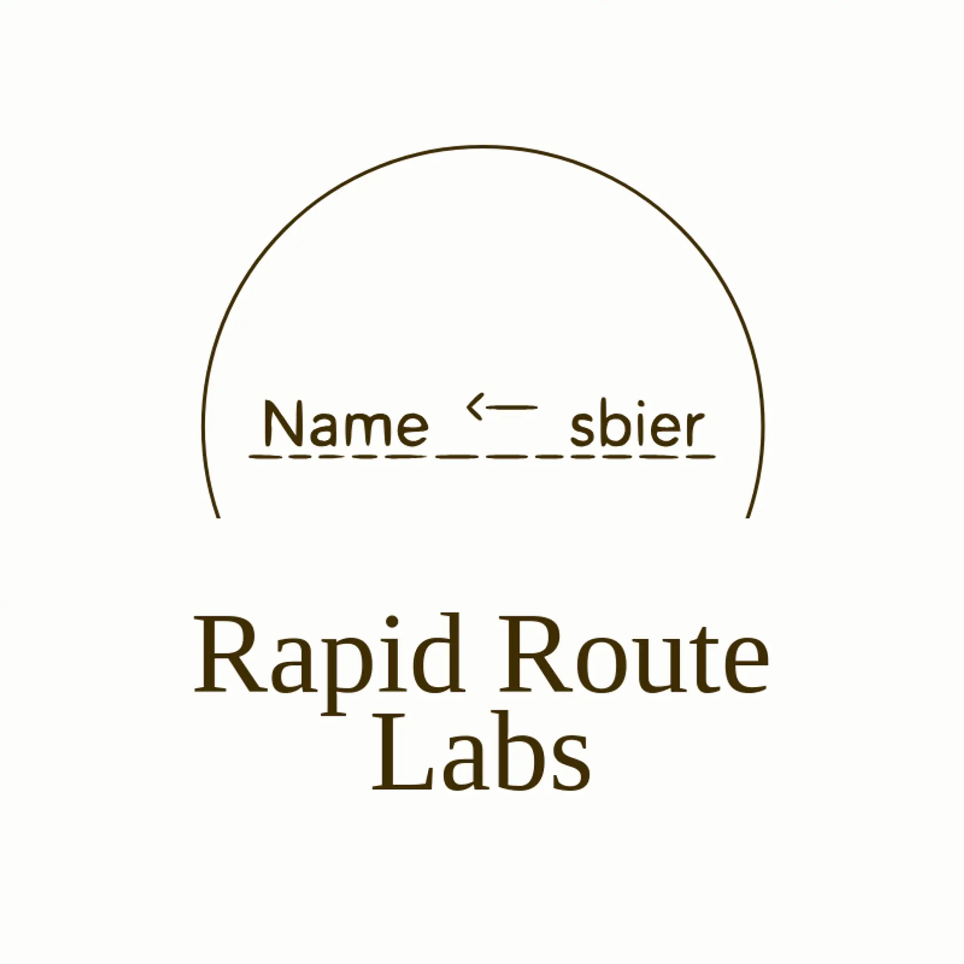 Rapid Route Labs logo for dash