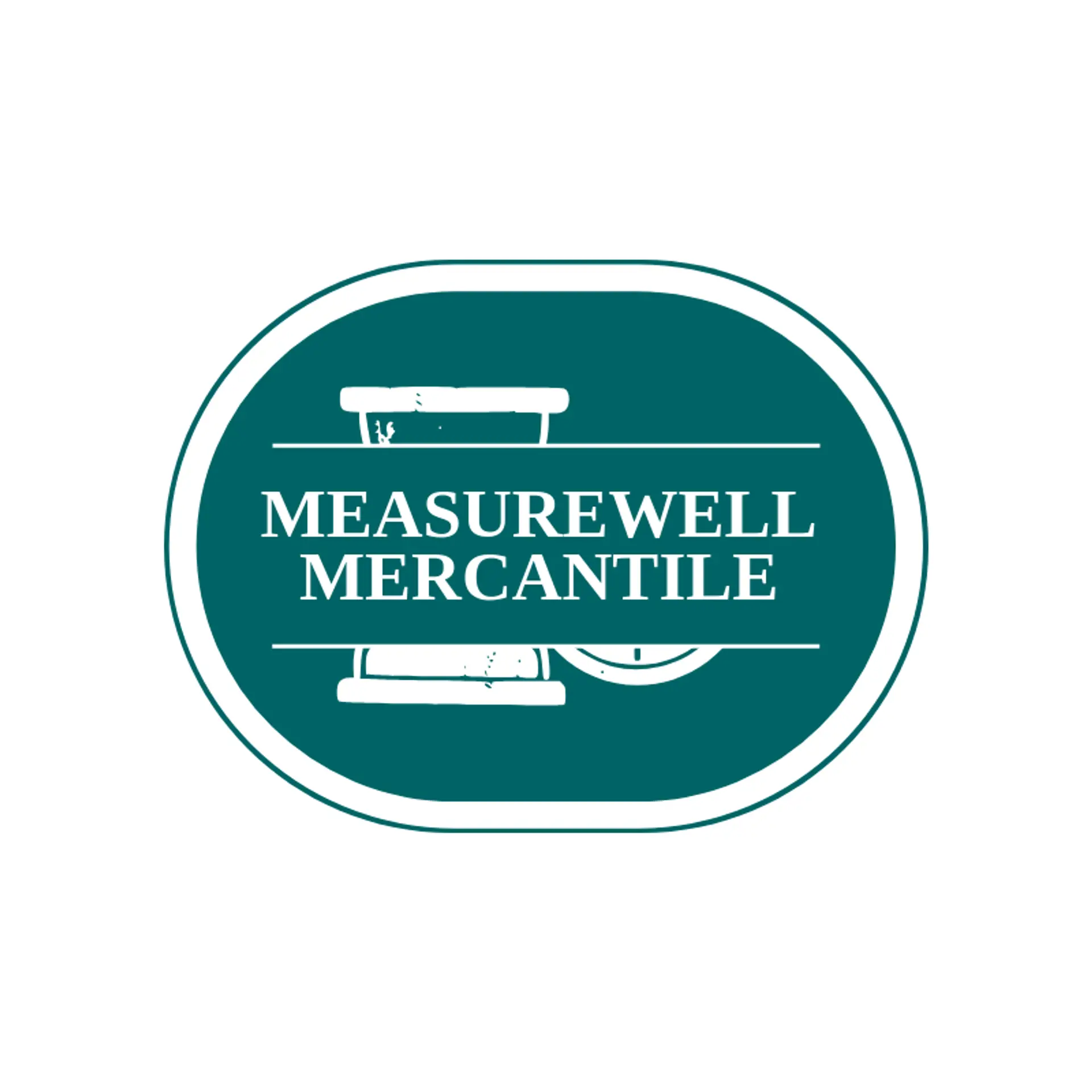 Measurewell Mercantile logo for hourglass