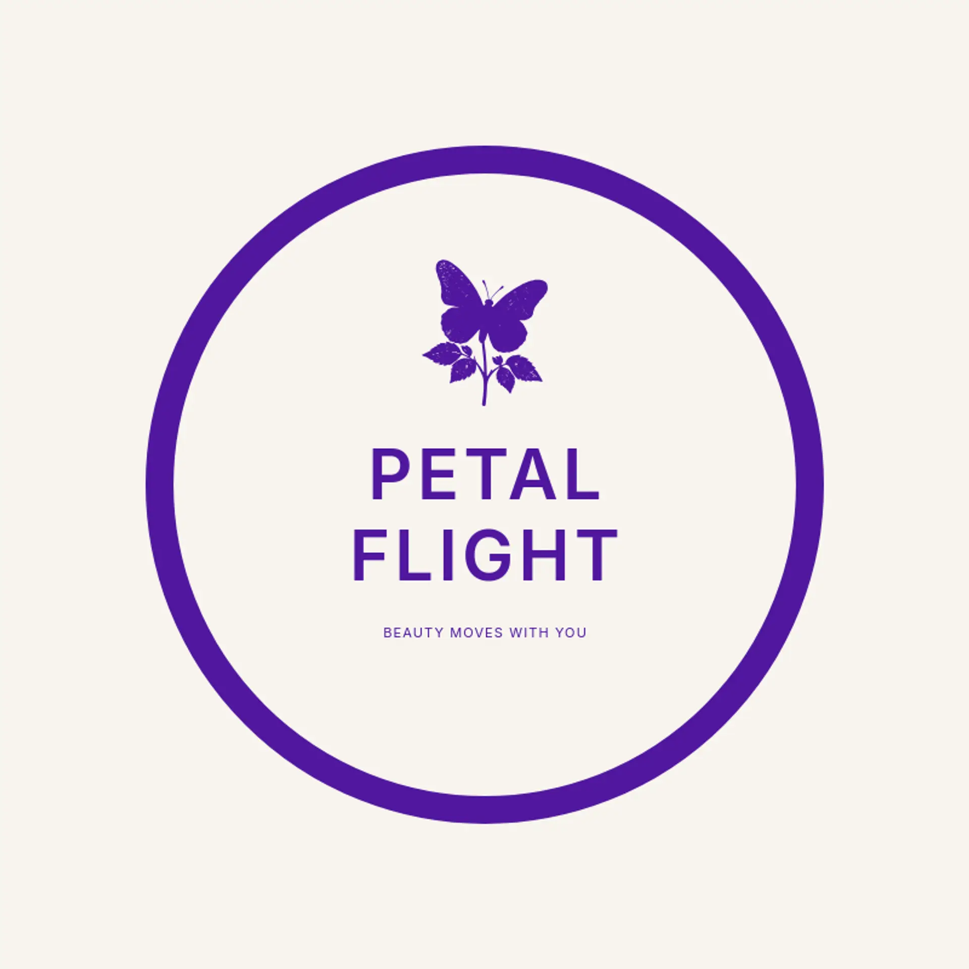 Petal Flight logo for rose