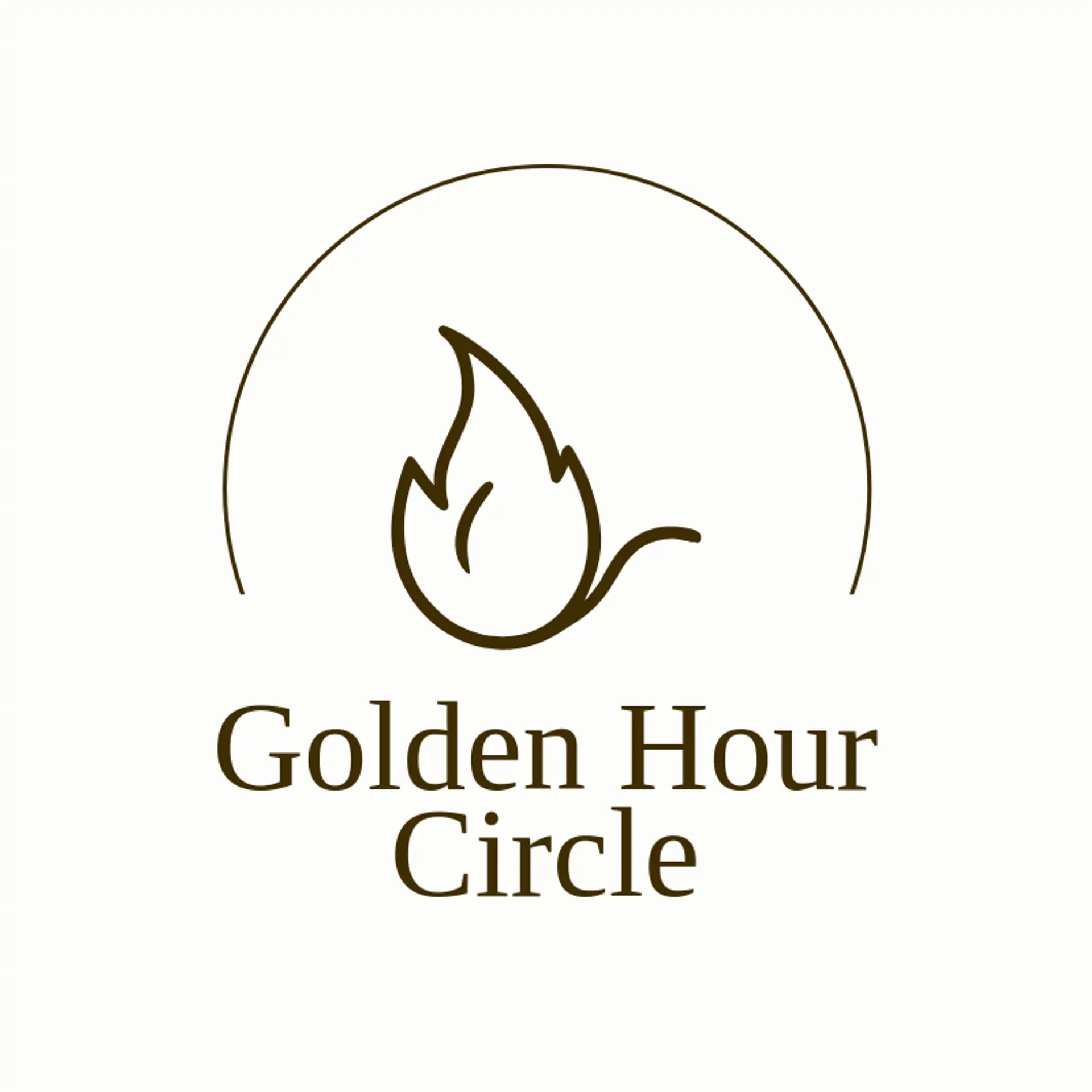 Golden Hour Circle logo for spiritual