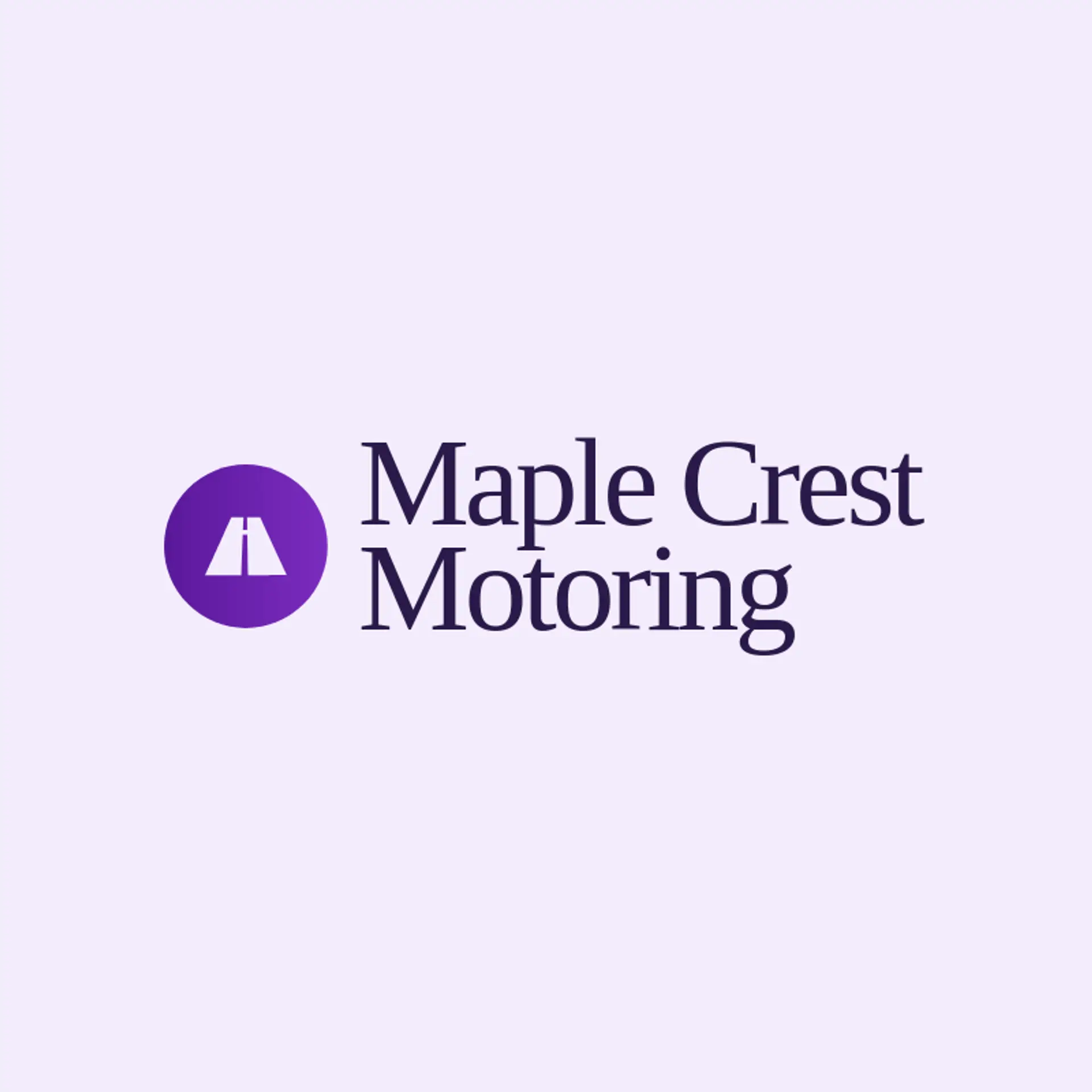 Maple Crest Motoring logo for highway