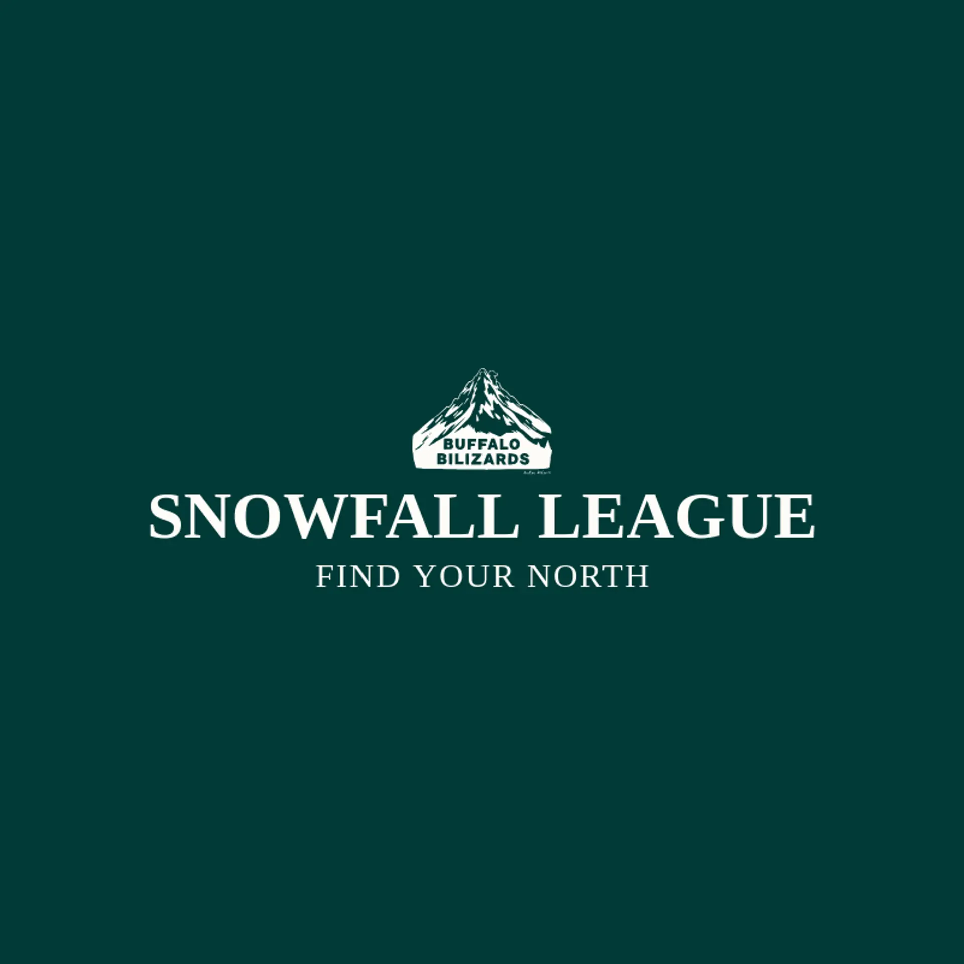 Snowfall League logo for blizzard
