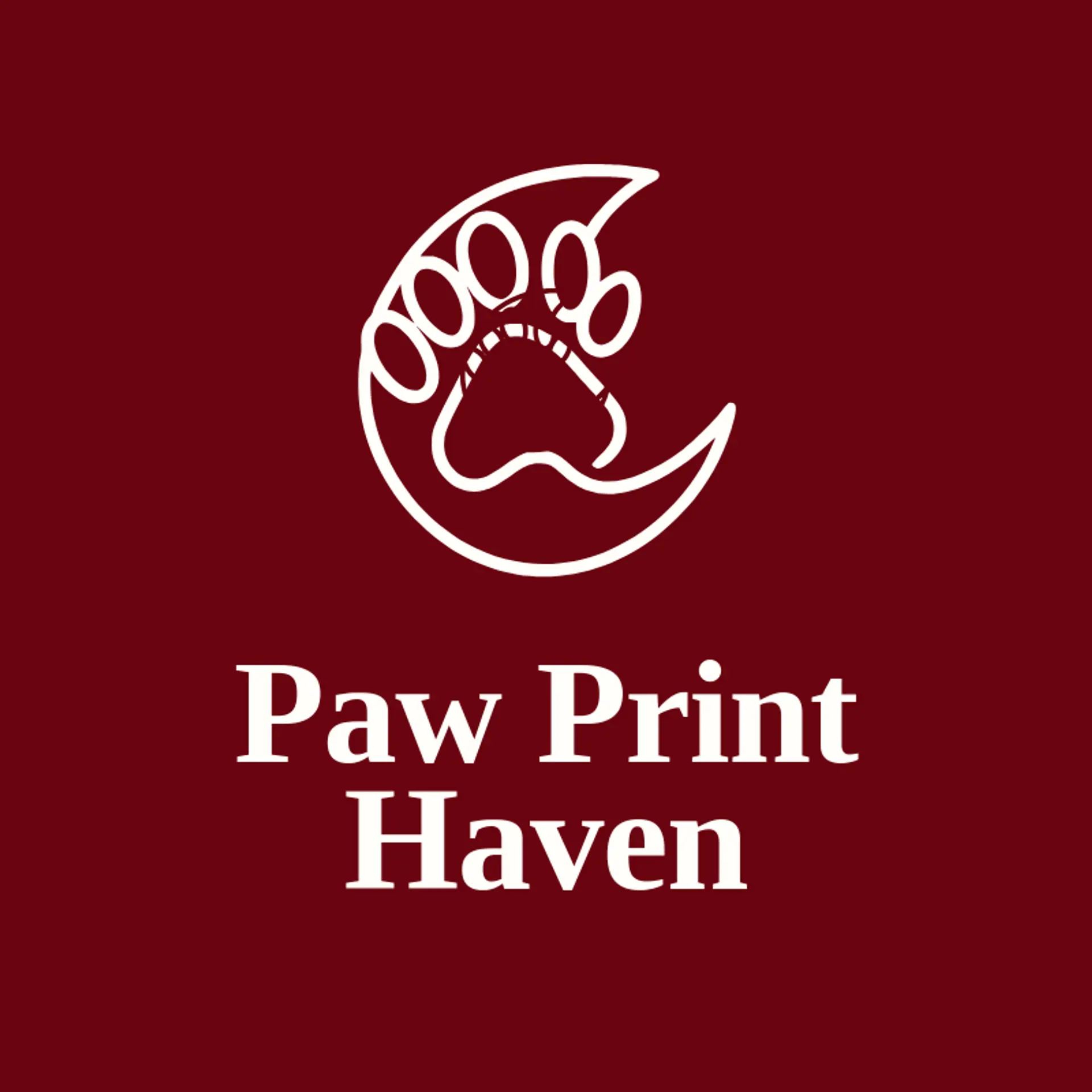 Paw Print Haven logo for paw print