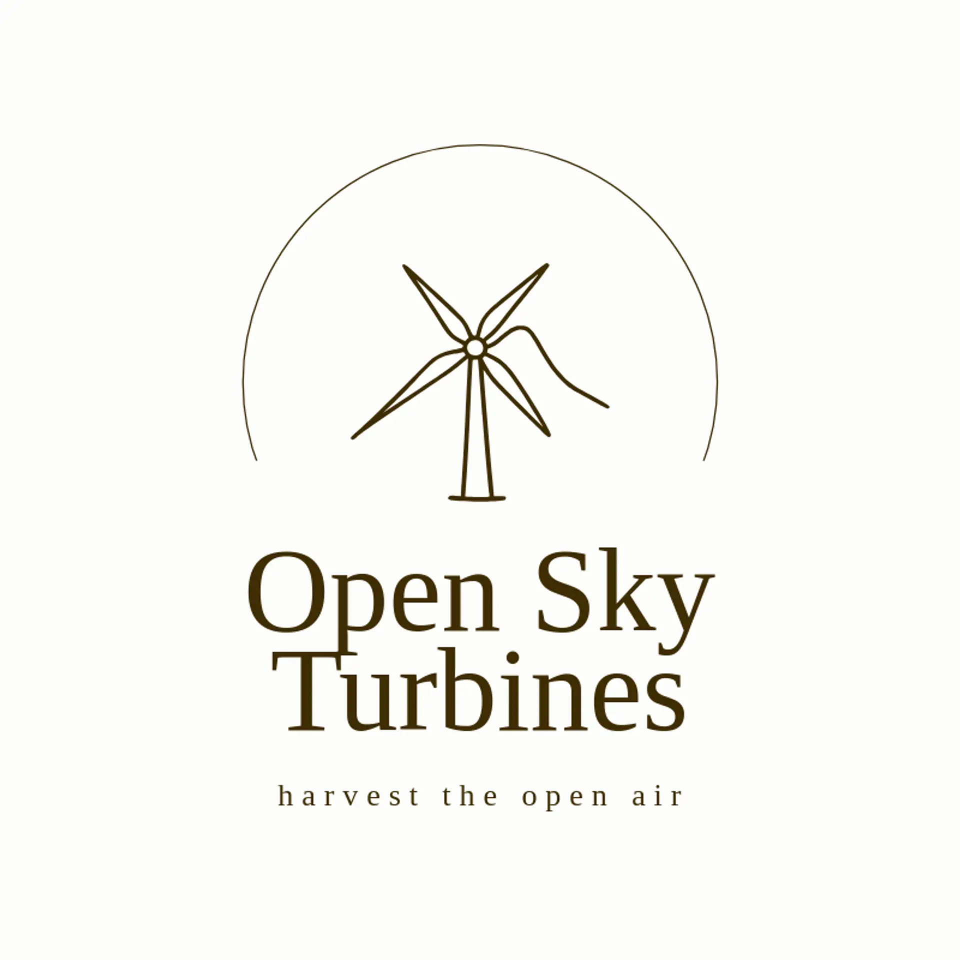 Open Sky Turbines logo for wind