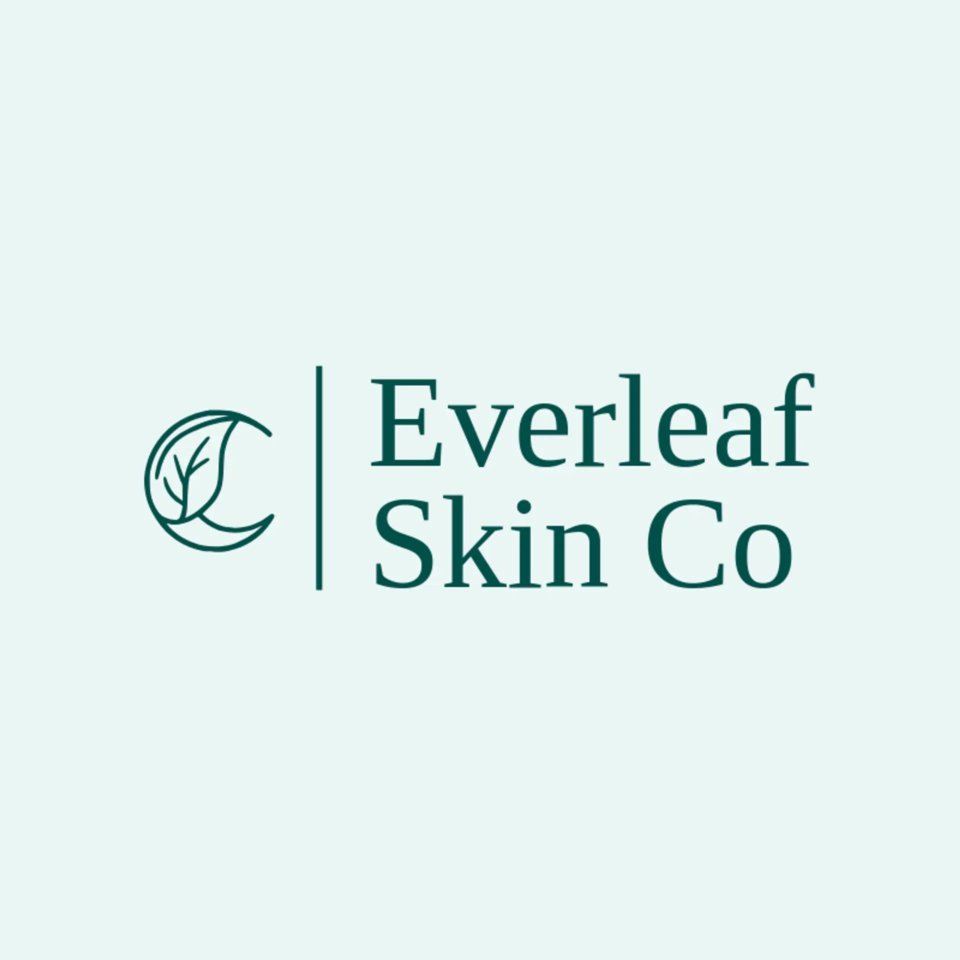 Everleaf Skin Co logo for skin
