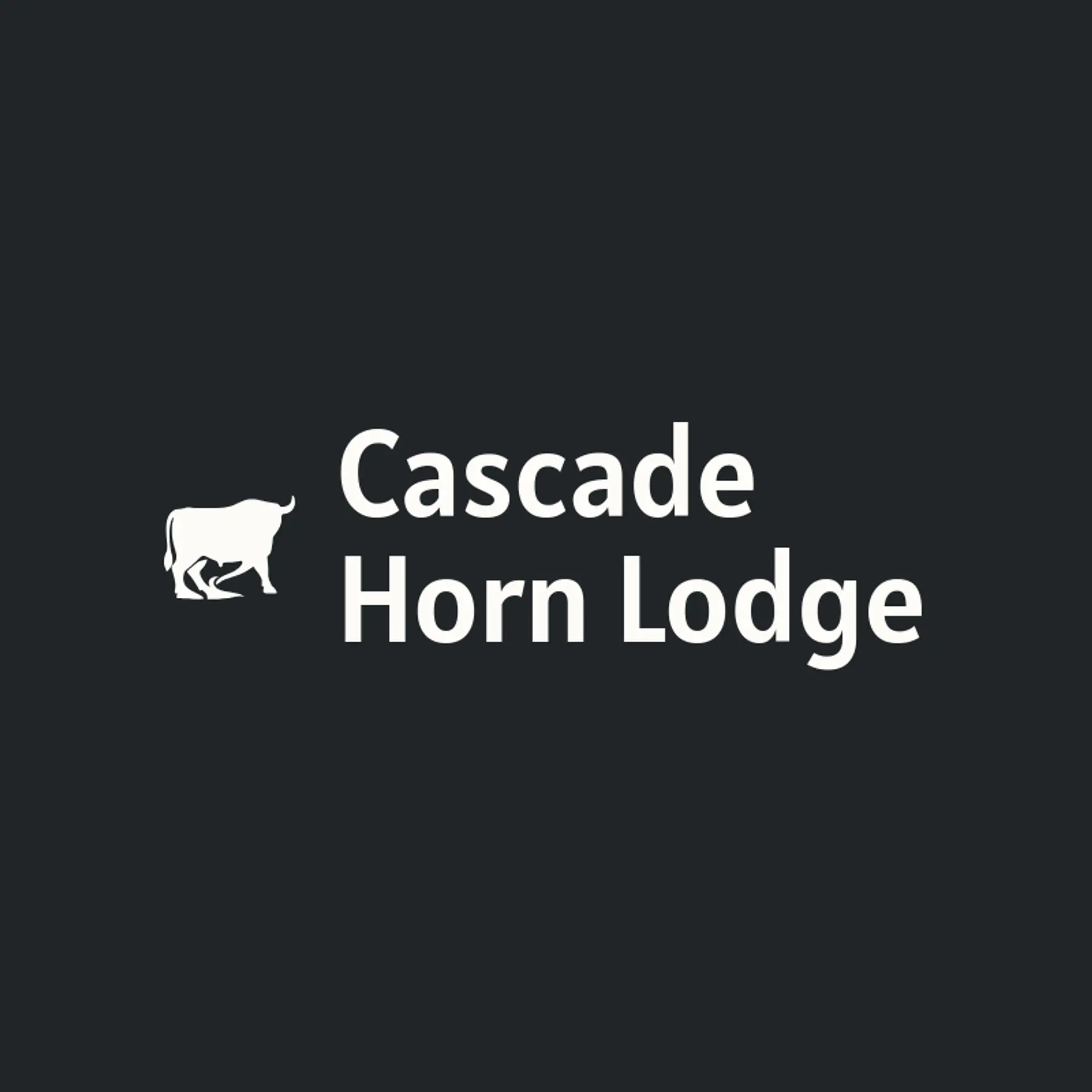 Cascade Horn Lodge logo for bull
