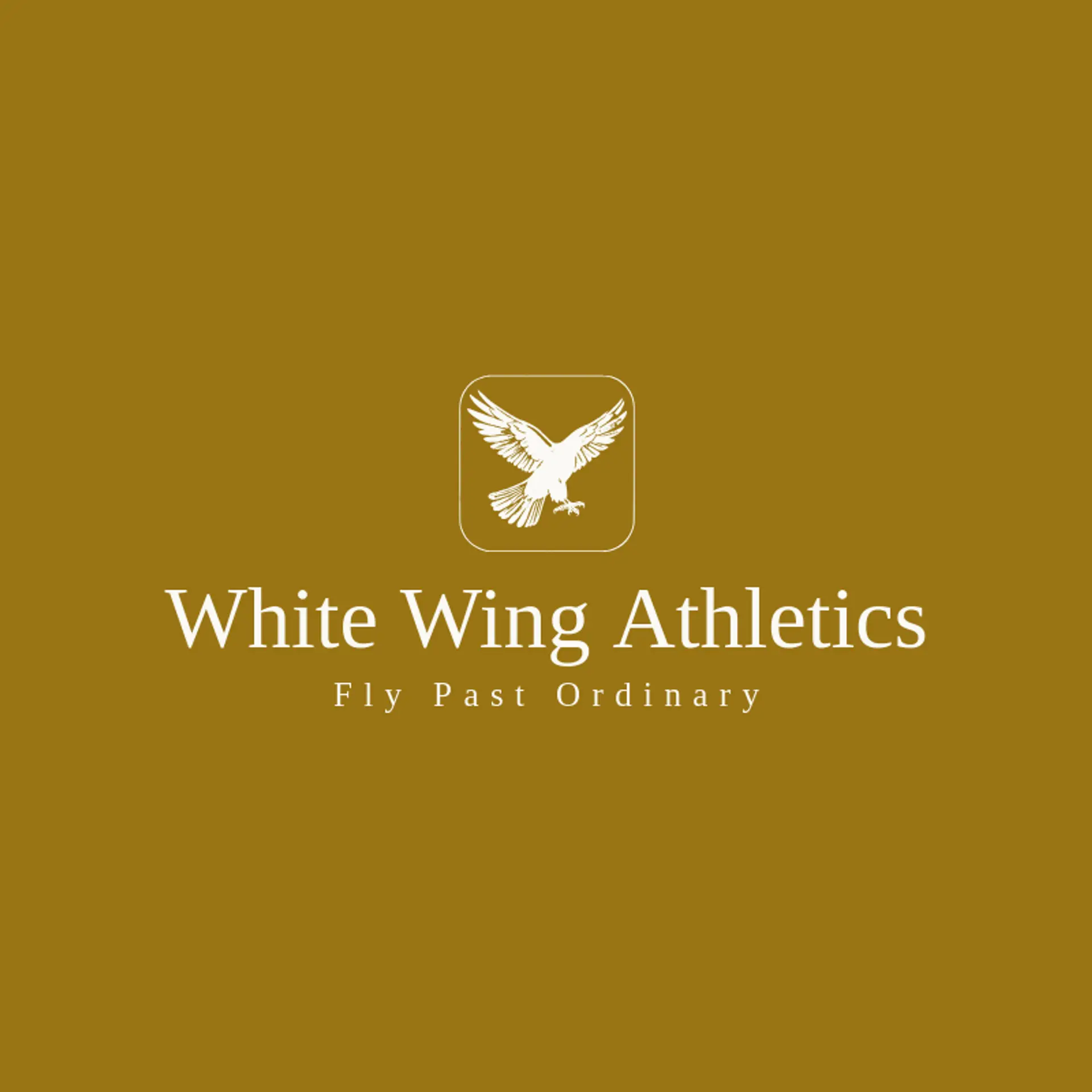 White Wing Athletics logo for hawk