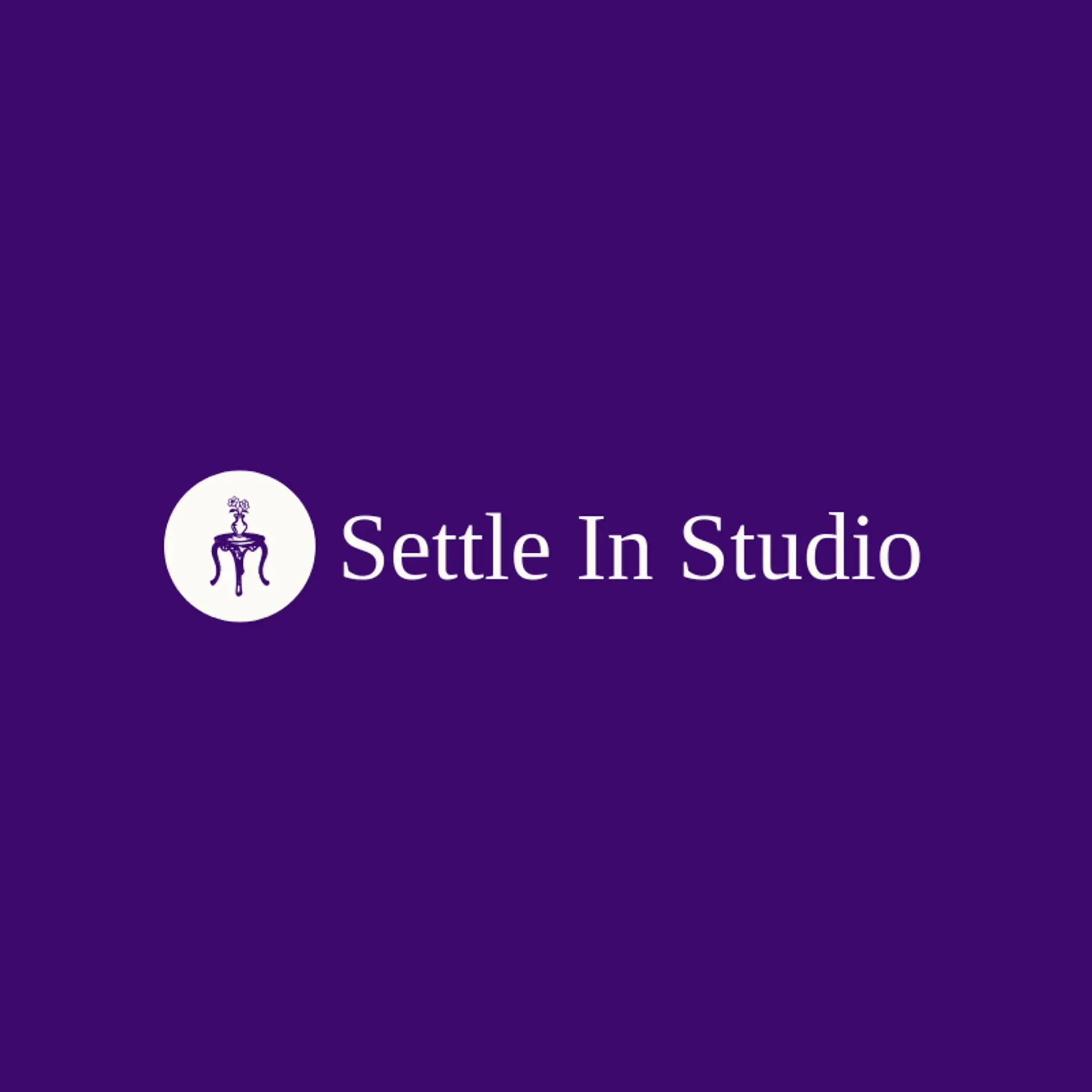 Settle In Studio logo for home staging