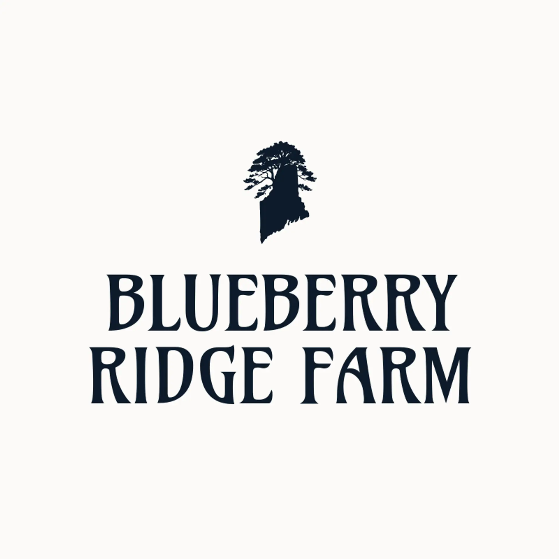 Blueberry Ridge Farm logo for maine