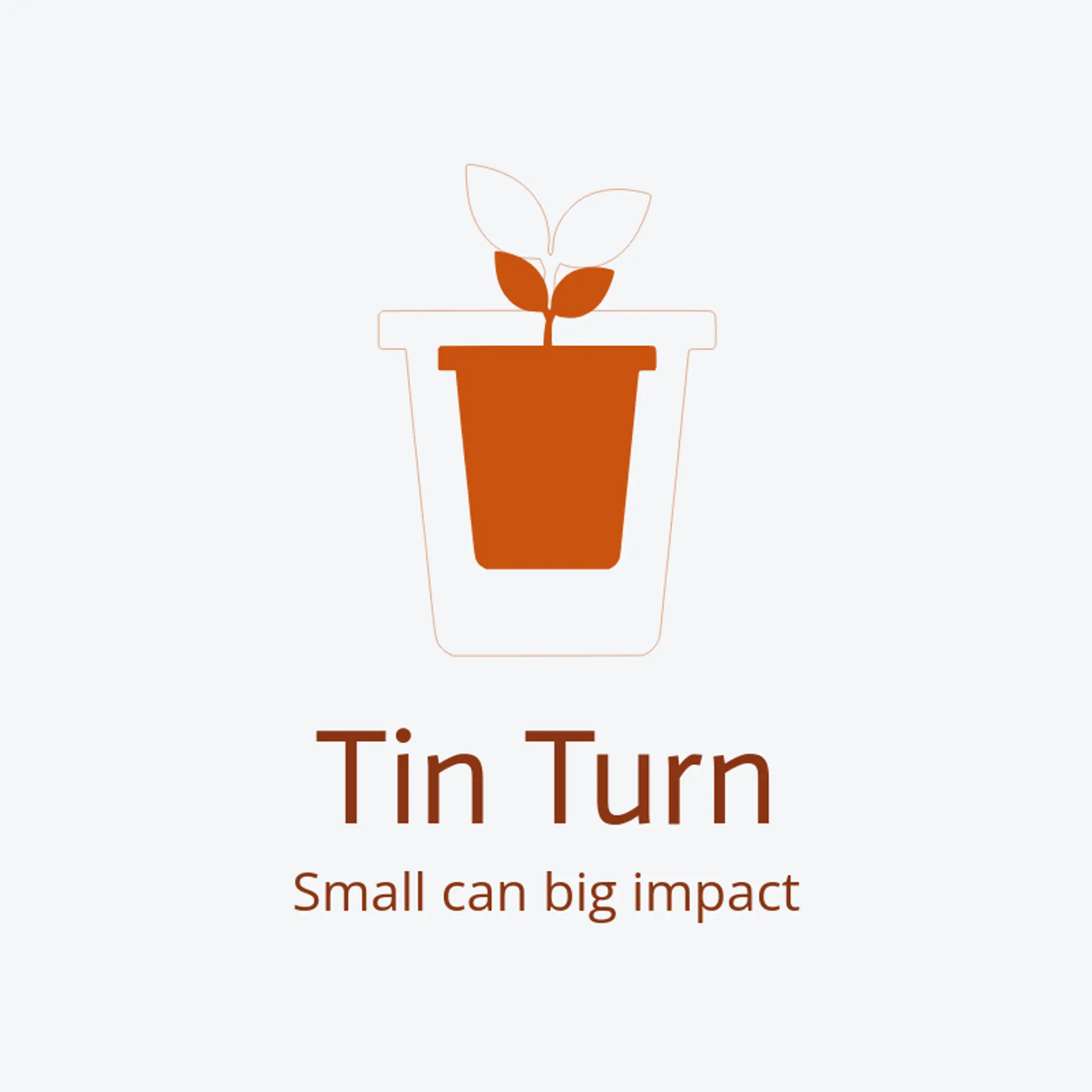 Tin Turn logo for recycling