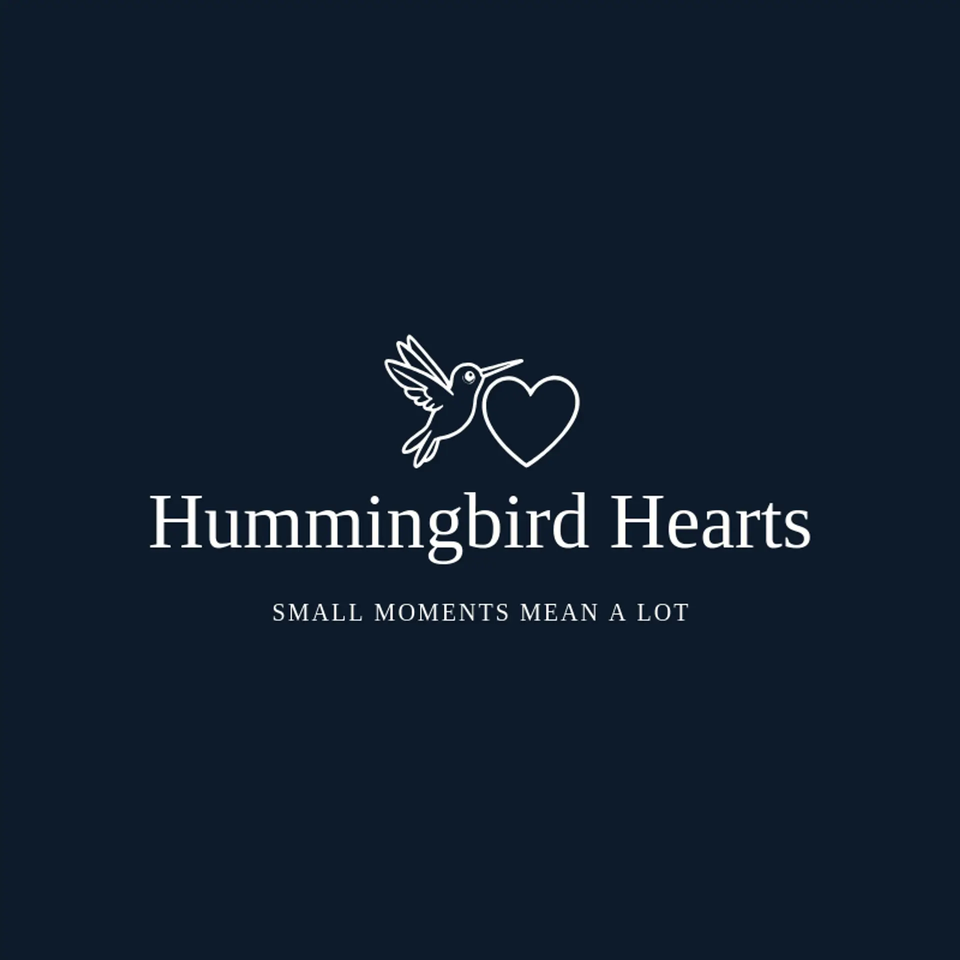 Hummingbird Hearts logo for dating app