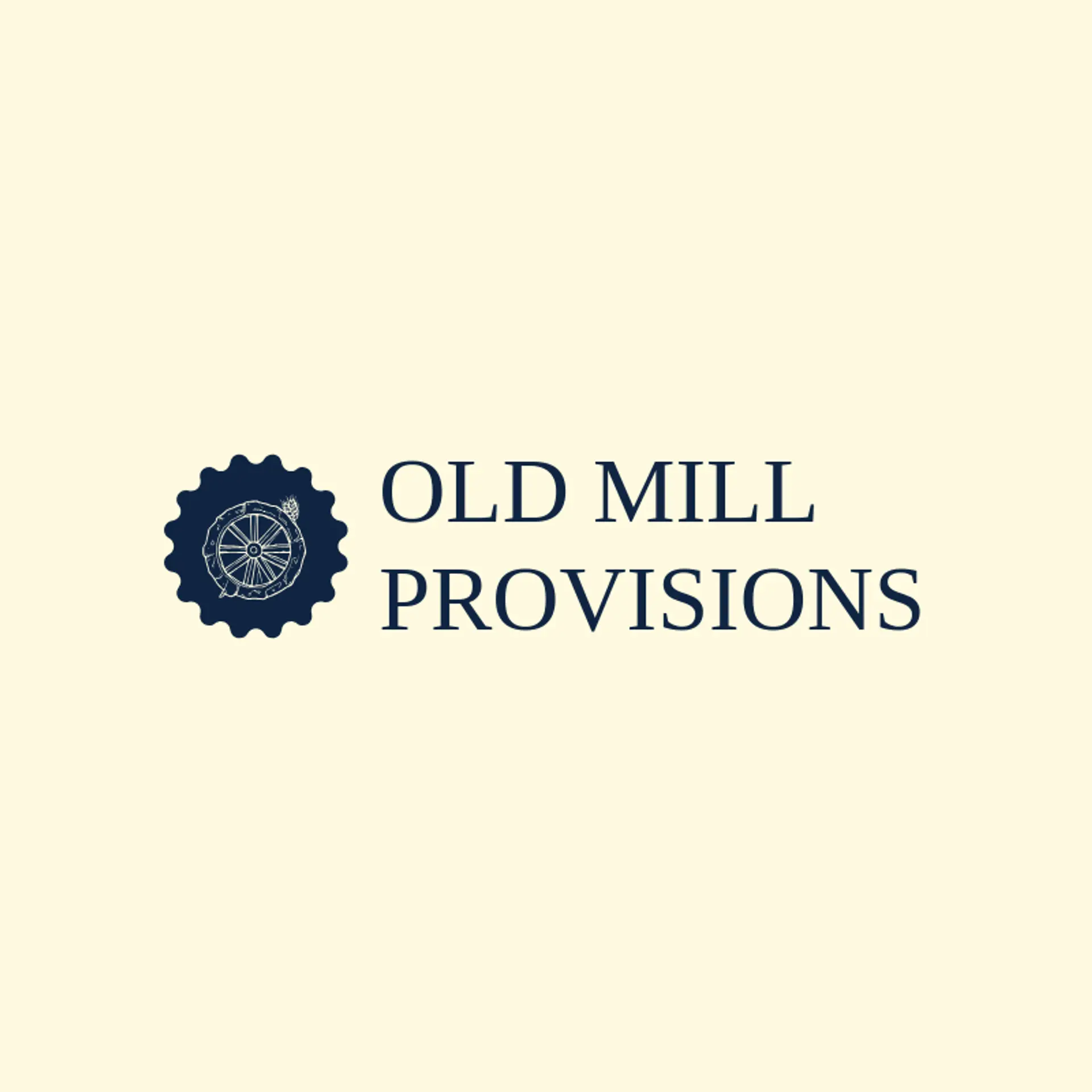 Old Mill Provisions logo for heritage