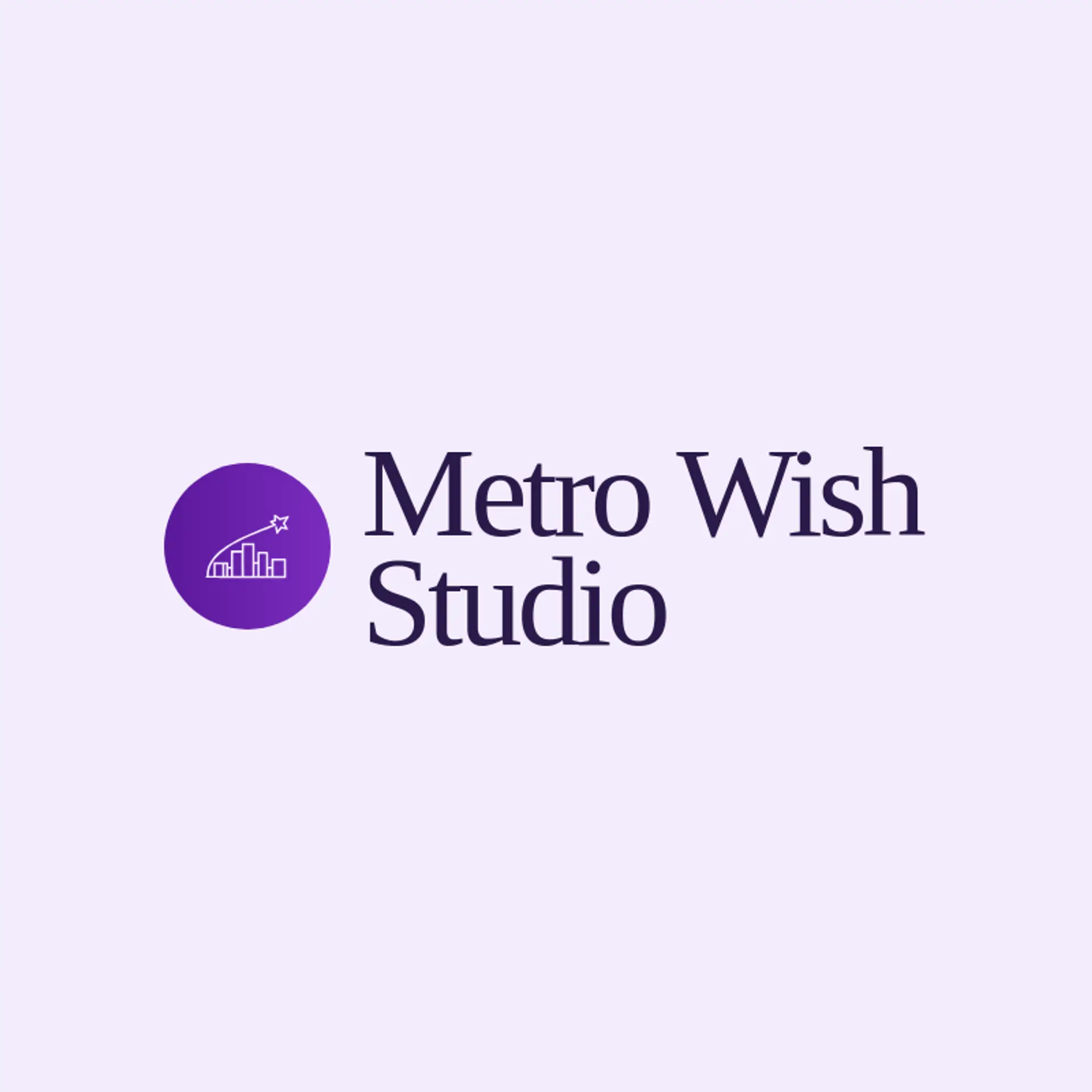 Metro Wish Studio logo for shooting star