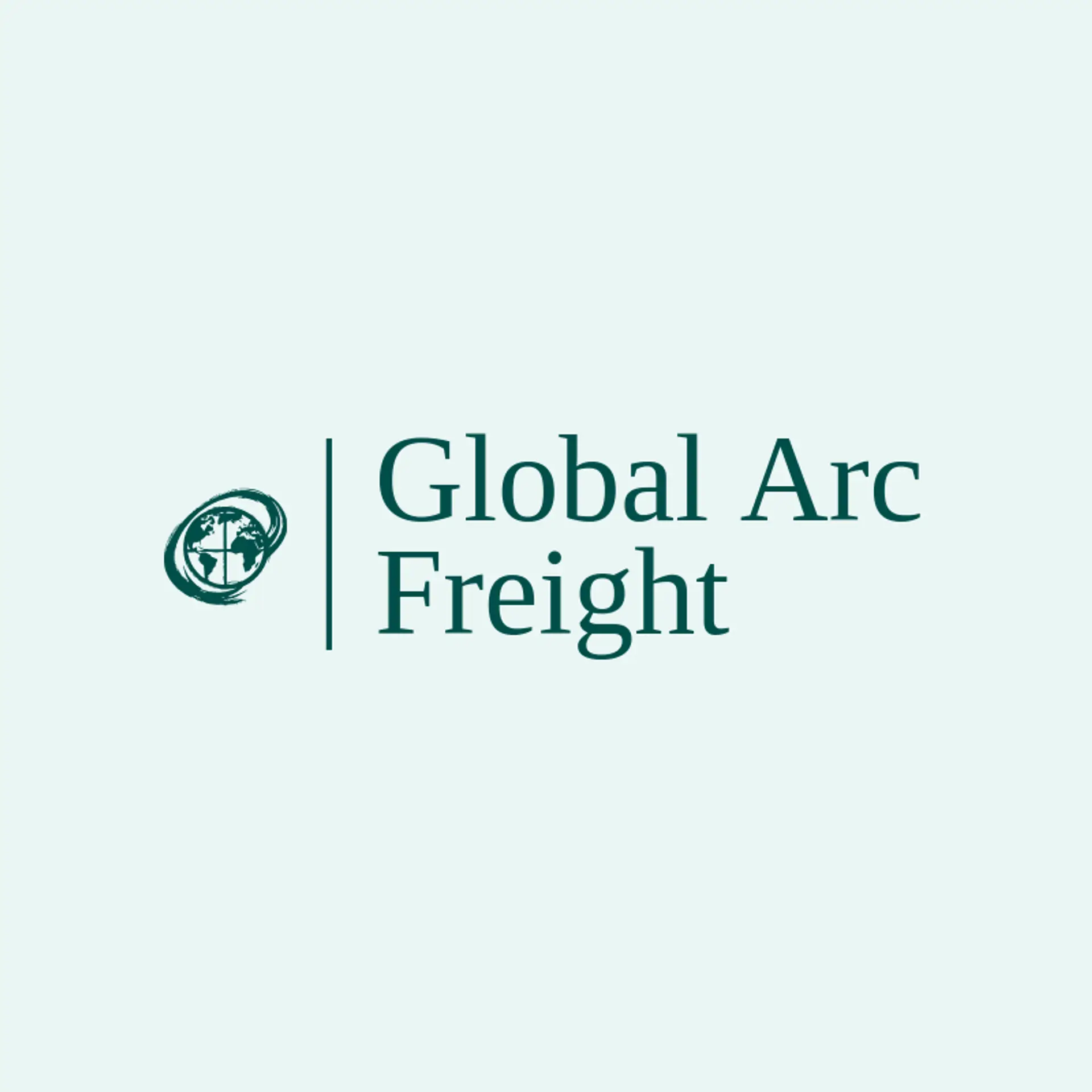 Global Arc Freight logo for logistics