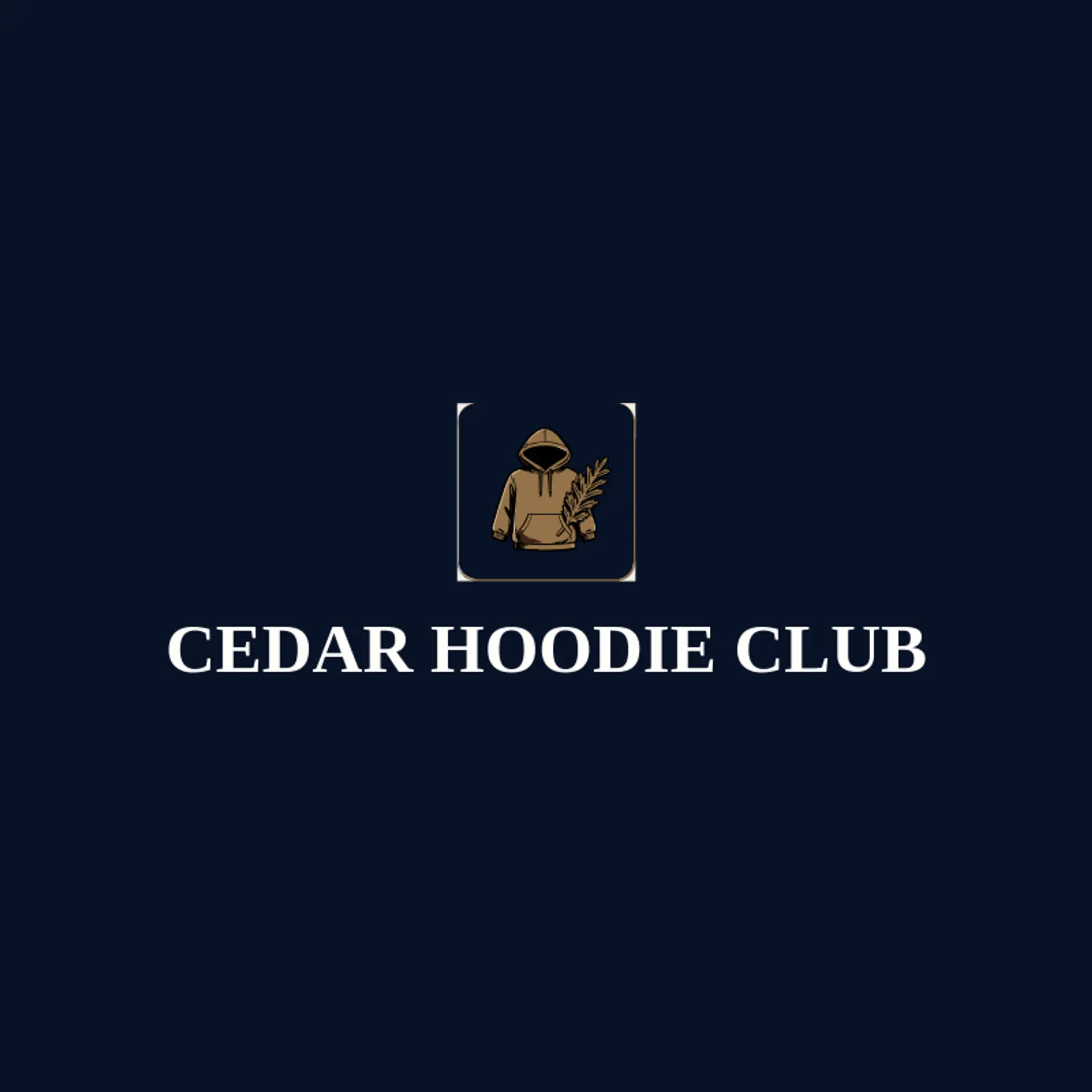 Cedar Hoodie Club logo for hoodie