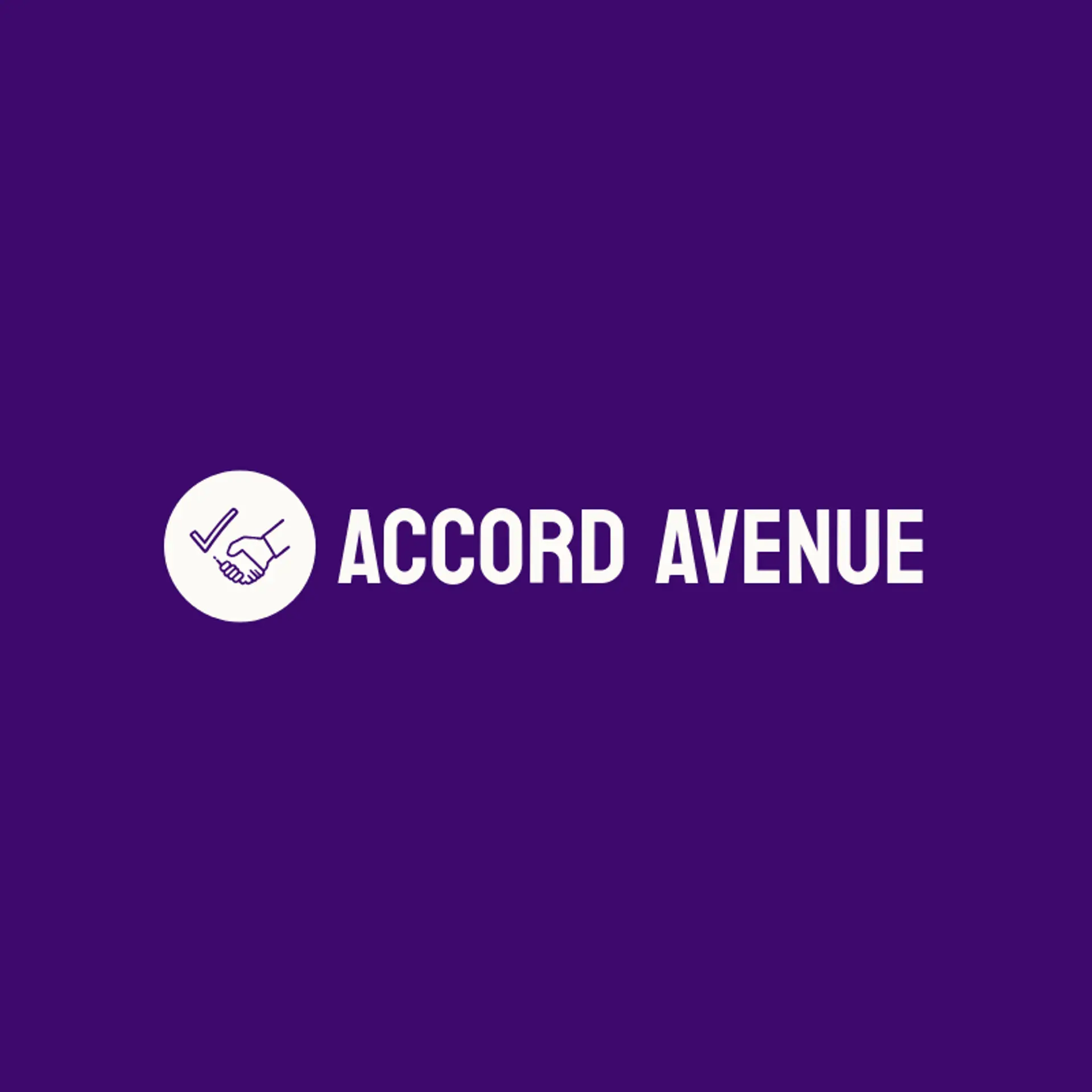 Accord Avenue logo for handshake