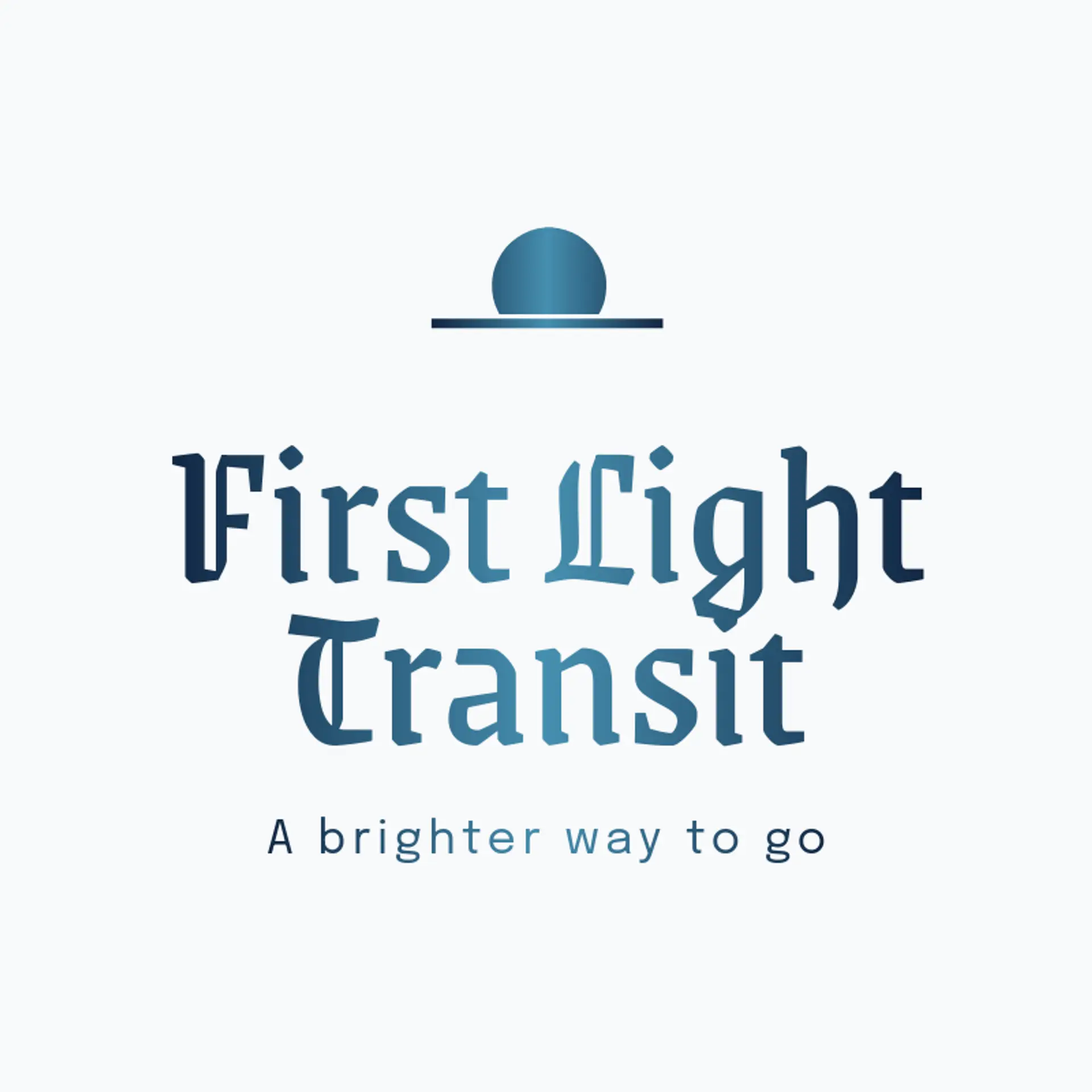 First Light Transit logo for transport
