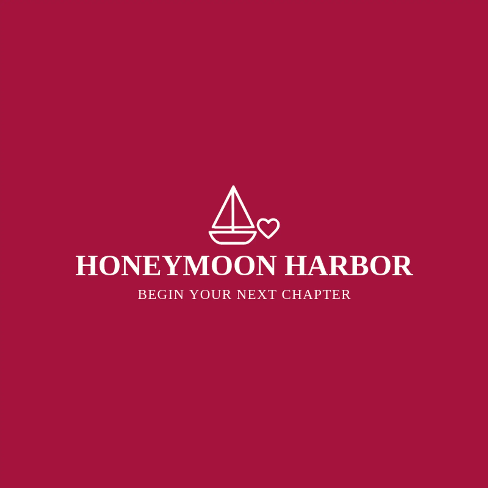 Honeymoon Harbor logo for lover