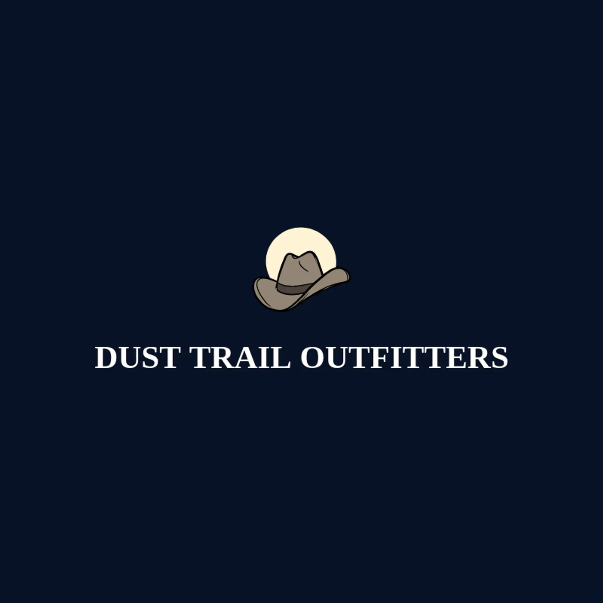 Dust Trail Outfitters logo for outlaw